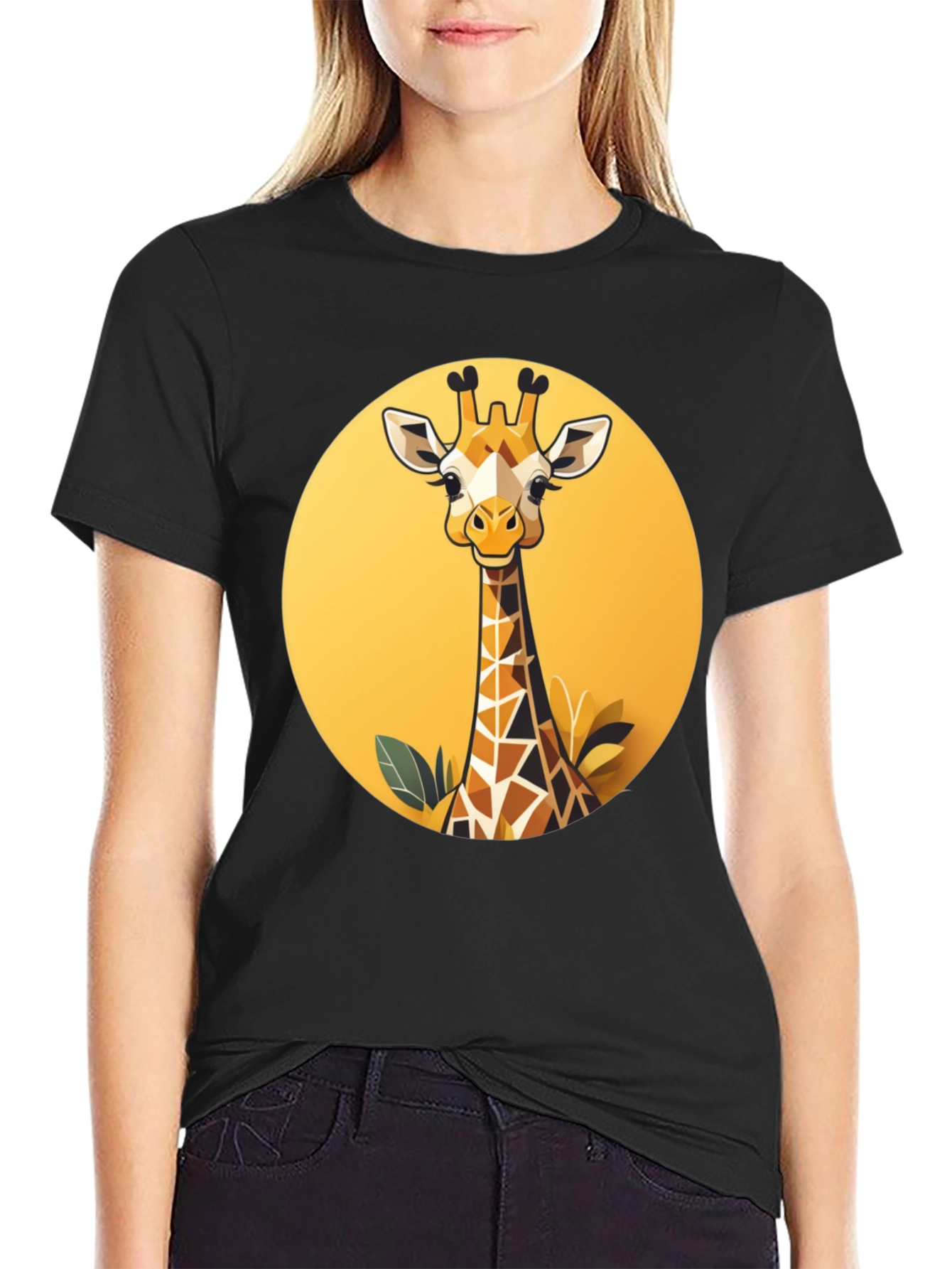 Giraffe Graphic Tee - Stylish & Unique