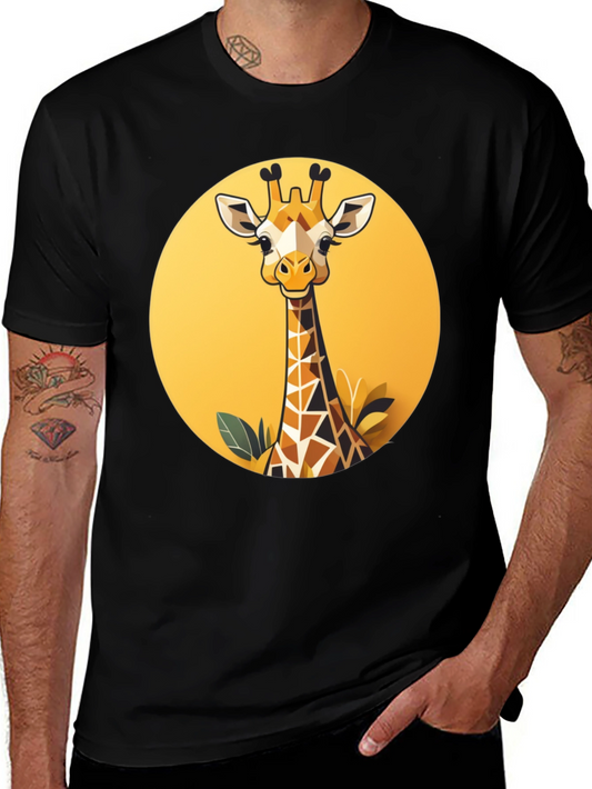 Giraffe Graphic Tee - Stylish & Unique