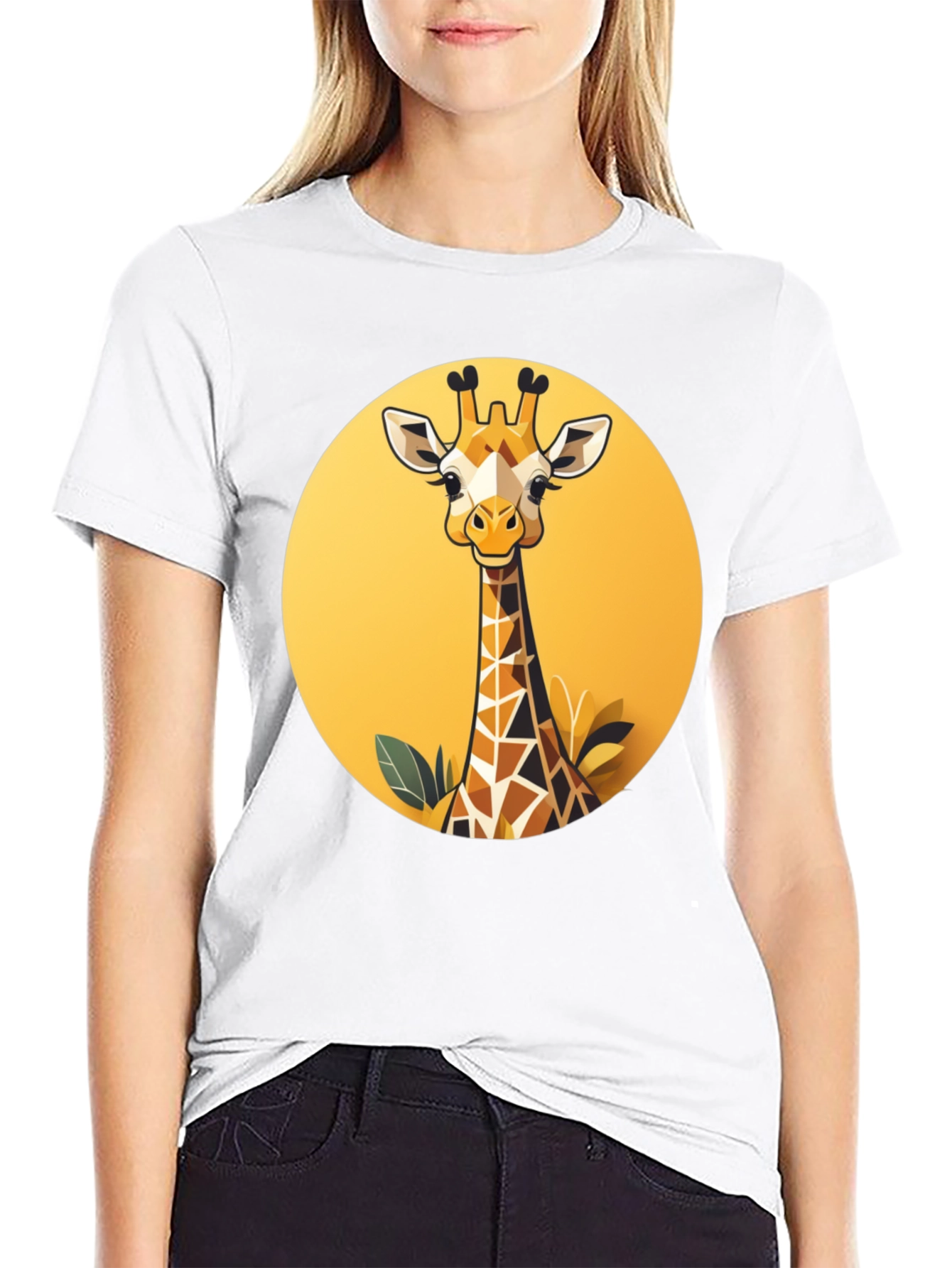Giraffe Graphic Tee - Stylish & Unique