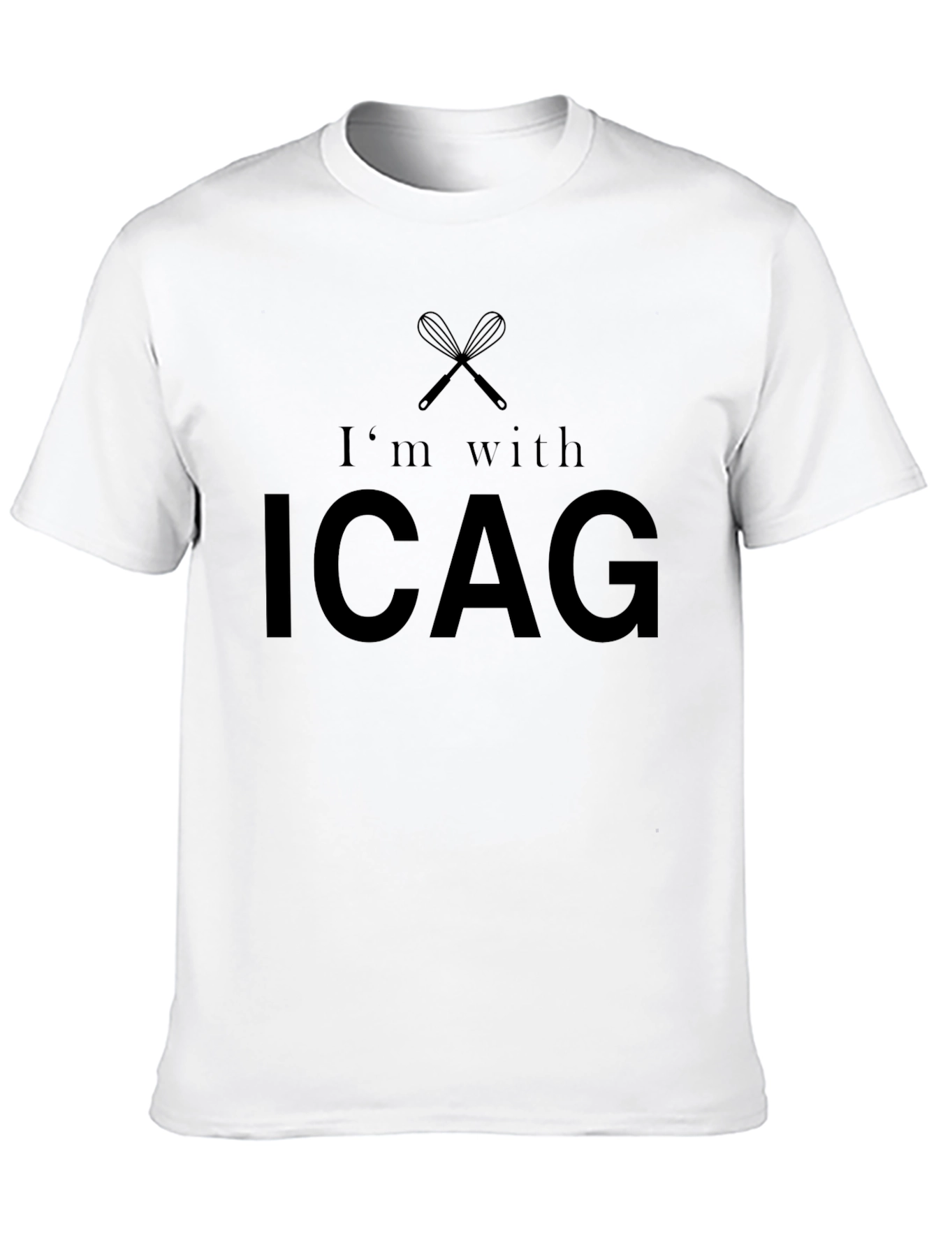 Im With ICAG Black T-Shirt