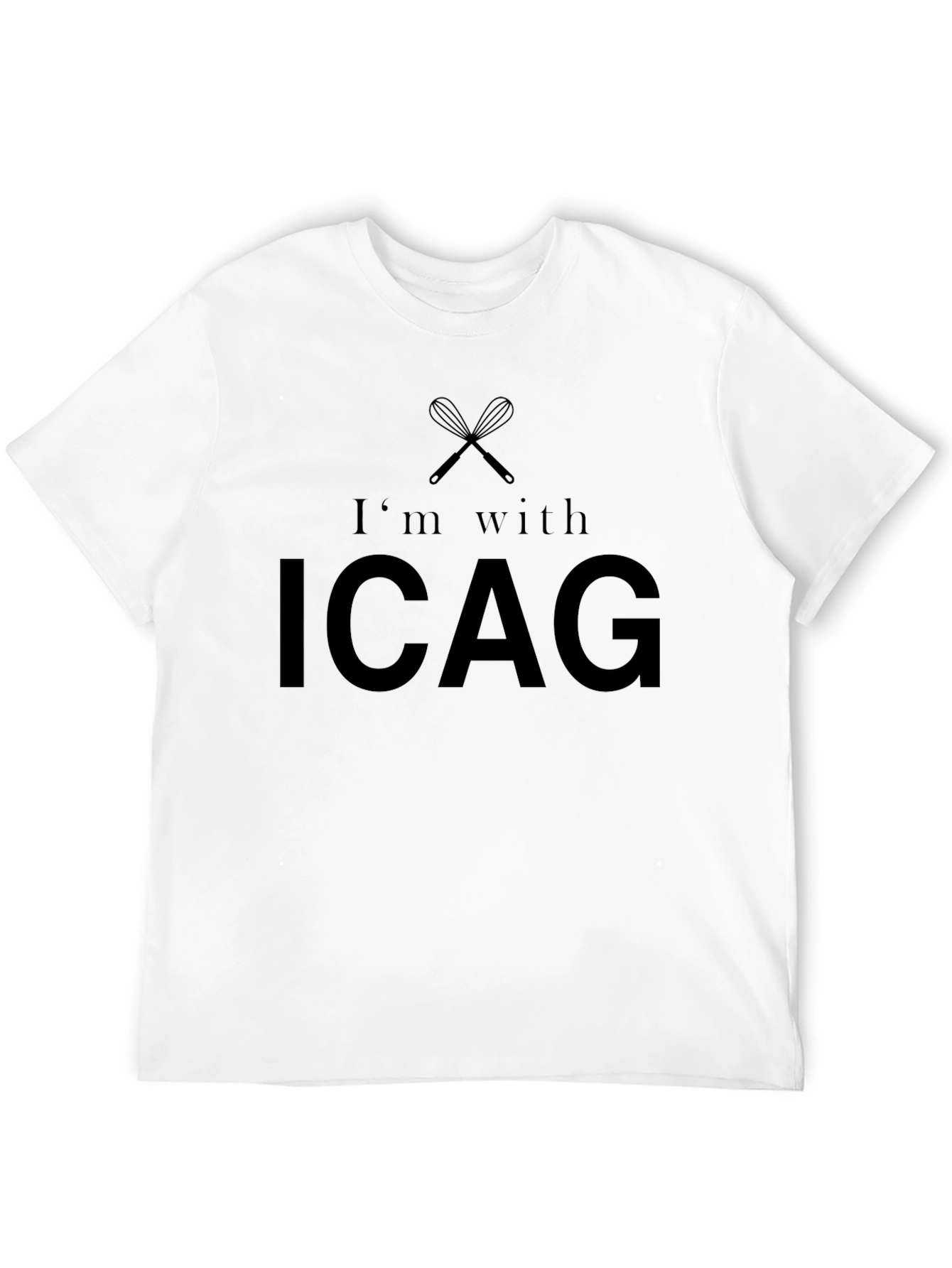 Im With ICAG Black T-Shirt