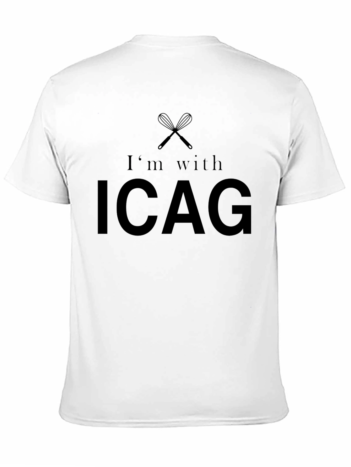 Im With ICAG Black T-Shirt