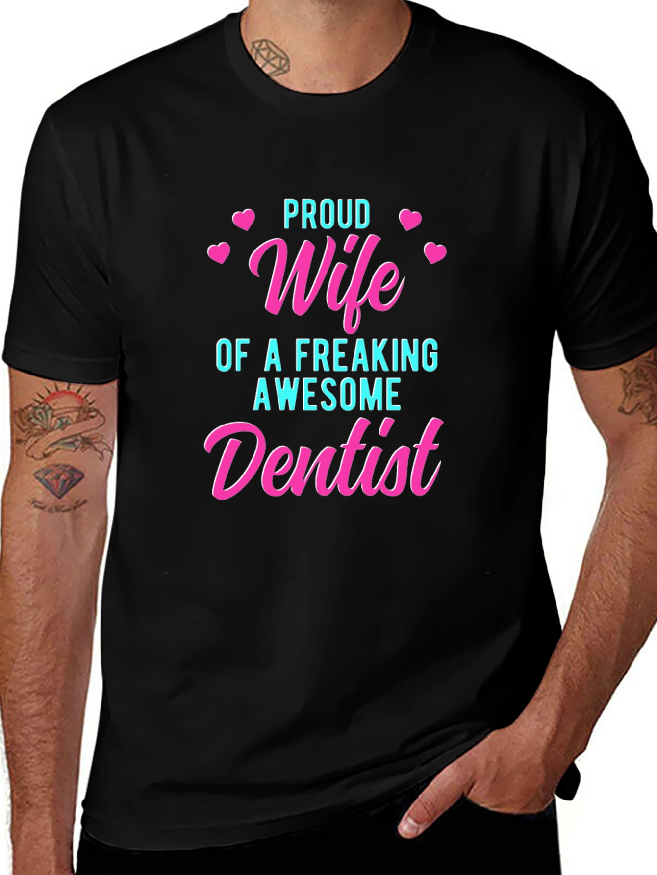 Proud Wife of an Awesome Dentist T-Shirt