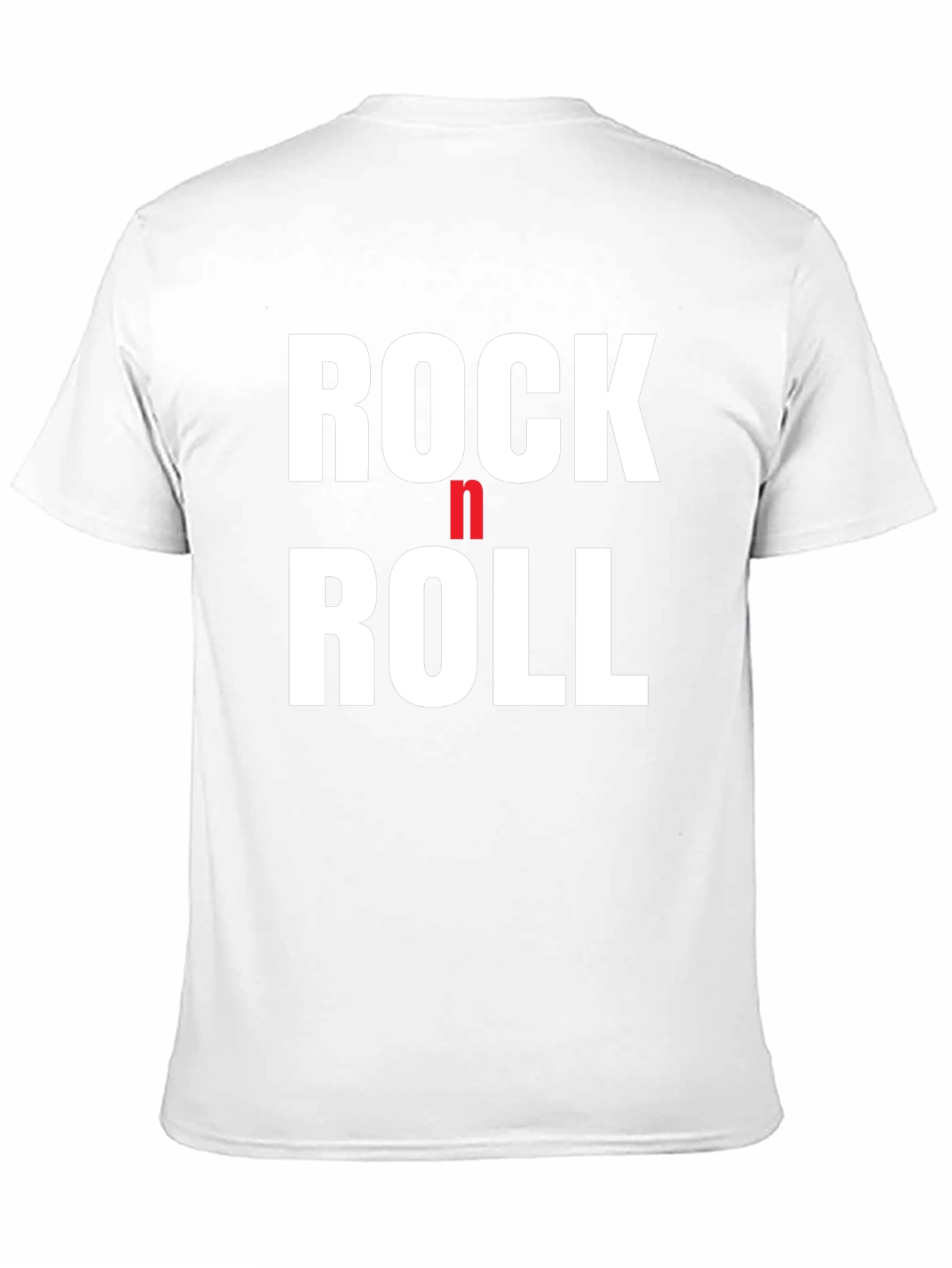 Rock n Roll Graphic Tee - Black Cotton T-Shirt