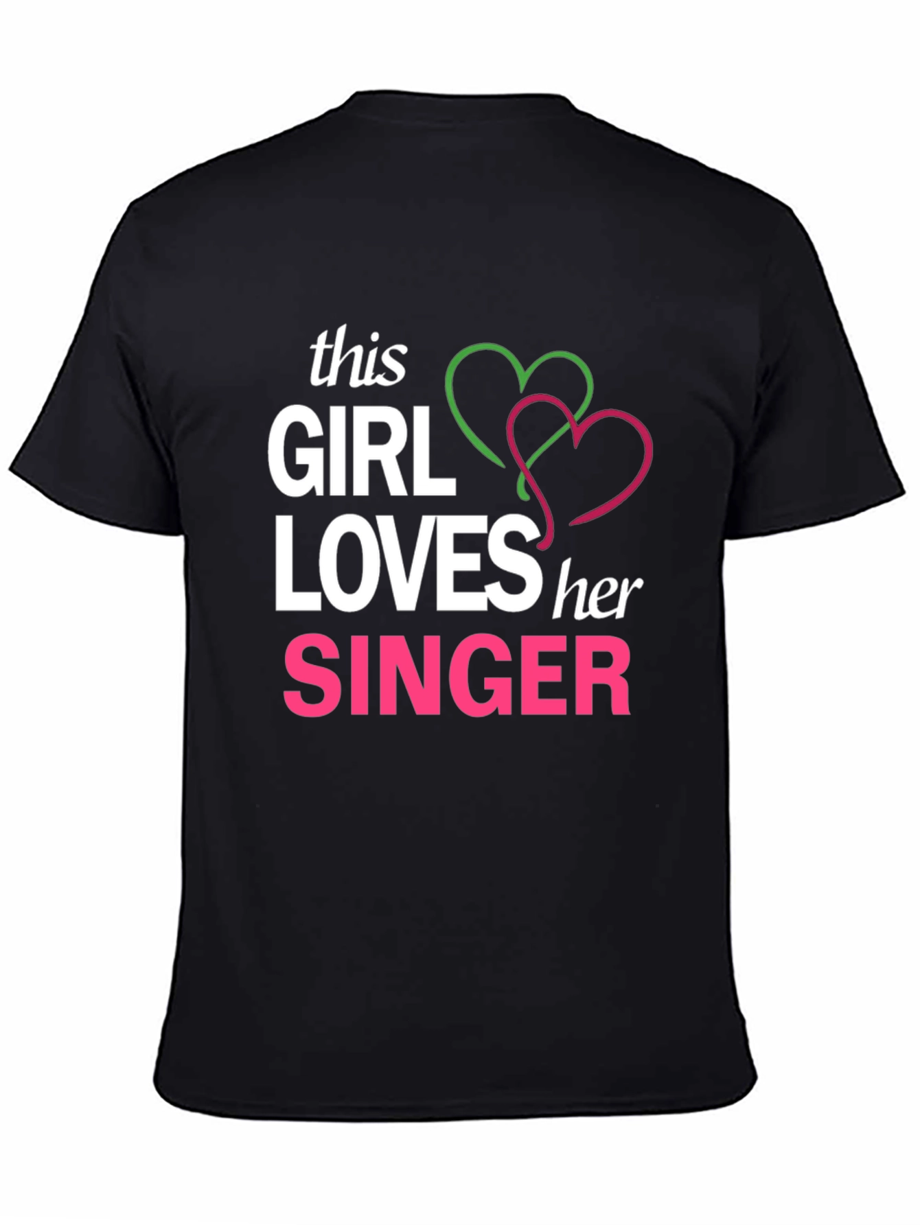 This Girl Loves Her Singer Graphic Tee