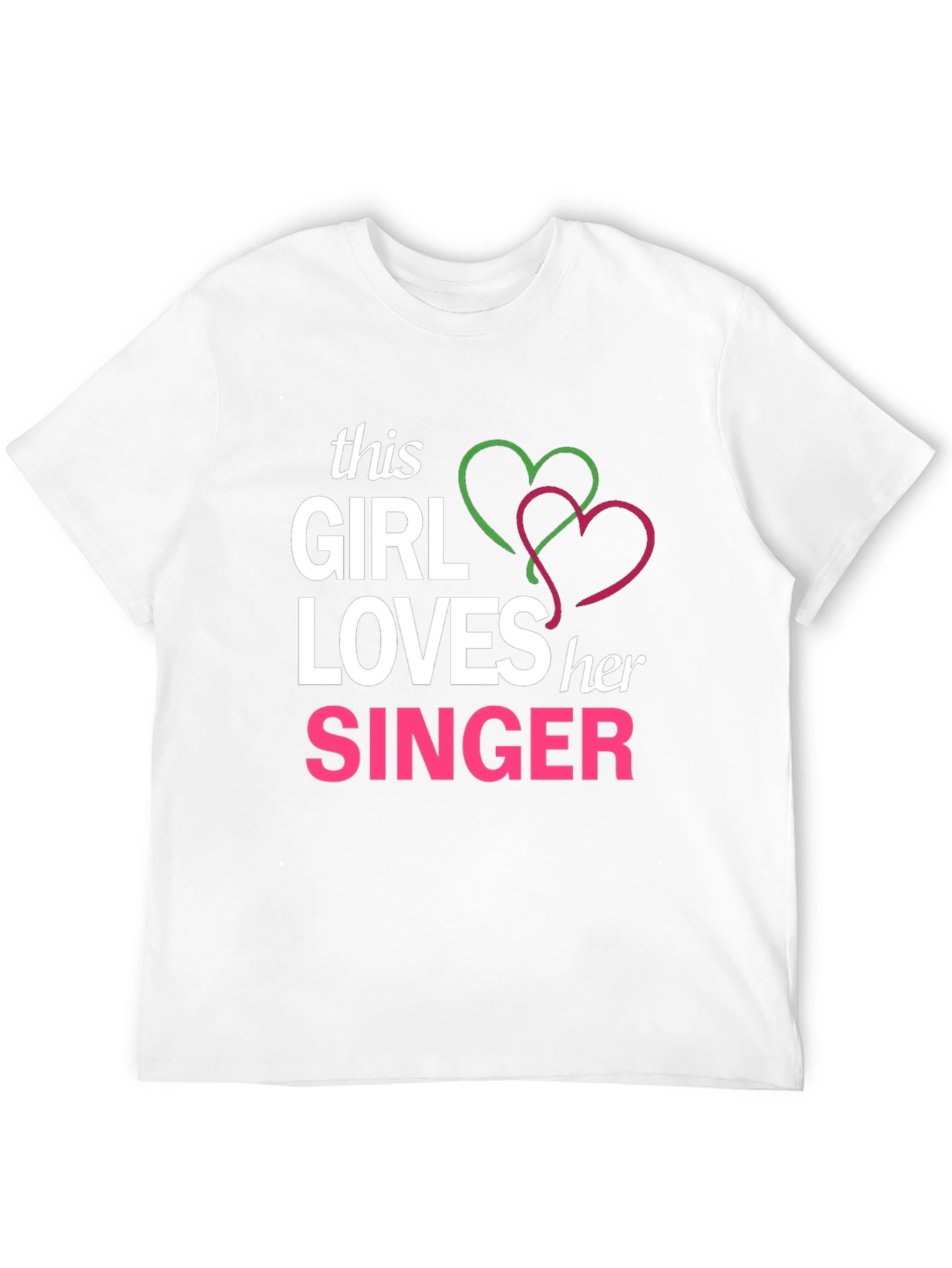 This Girl Loves Her Singer Graphic Tee