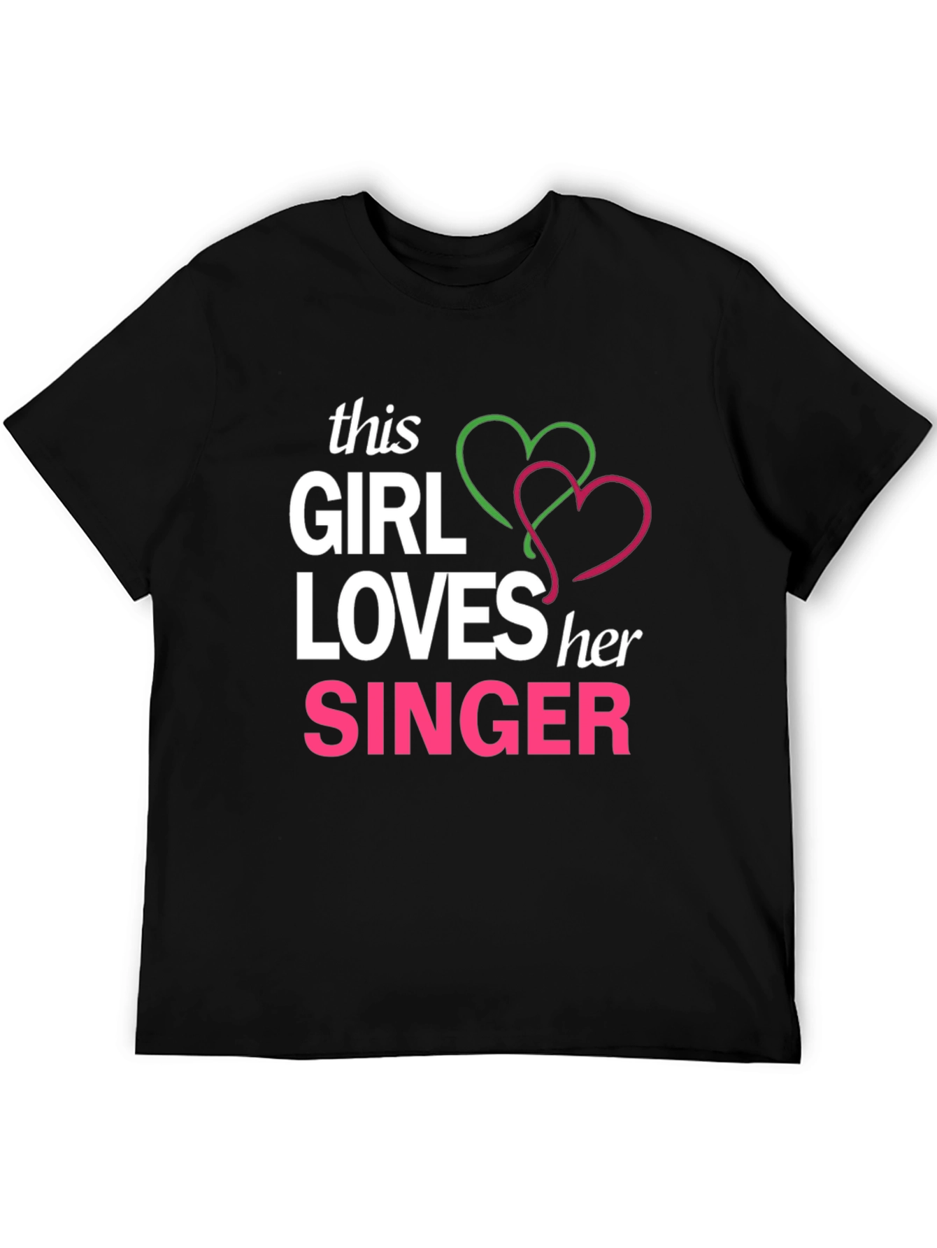 This Girl Loves Her Singer Graphic Tee