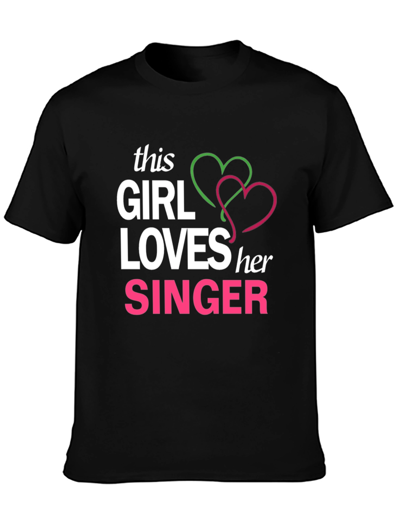 This Girl Loves Her Singer Graphic Tee