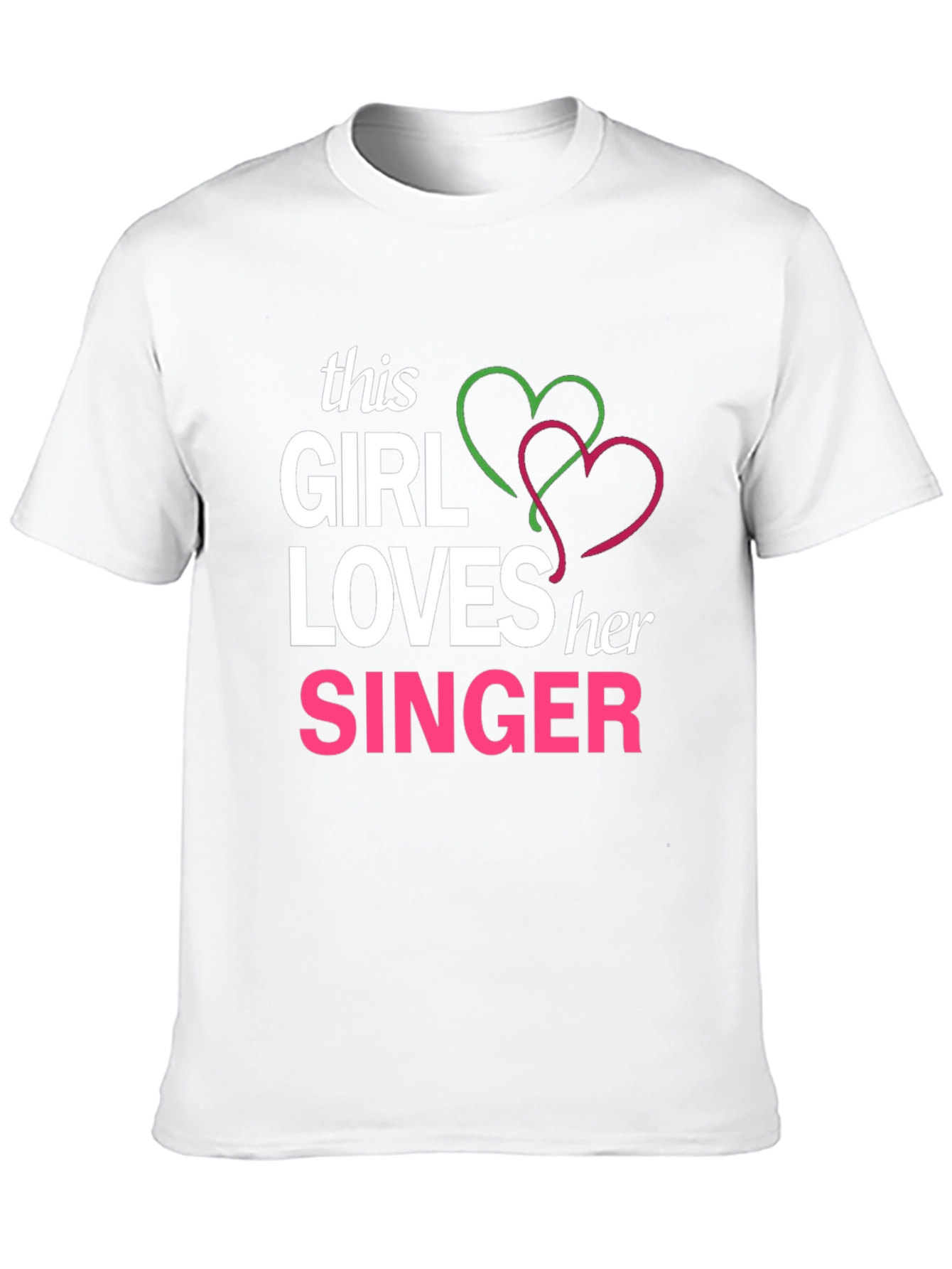 This Girl Loves Her Singer Graphic Tee