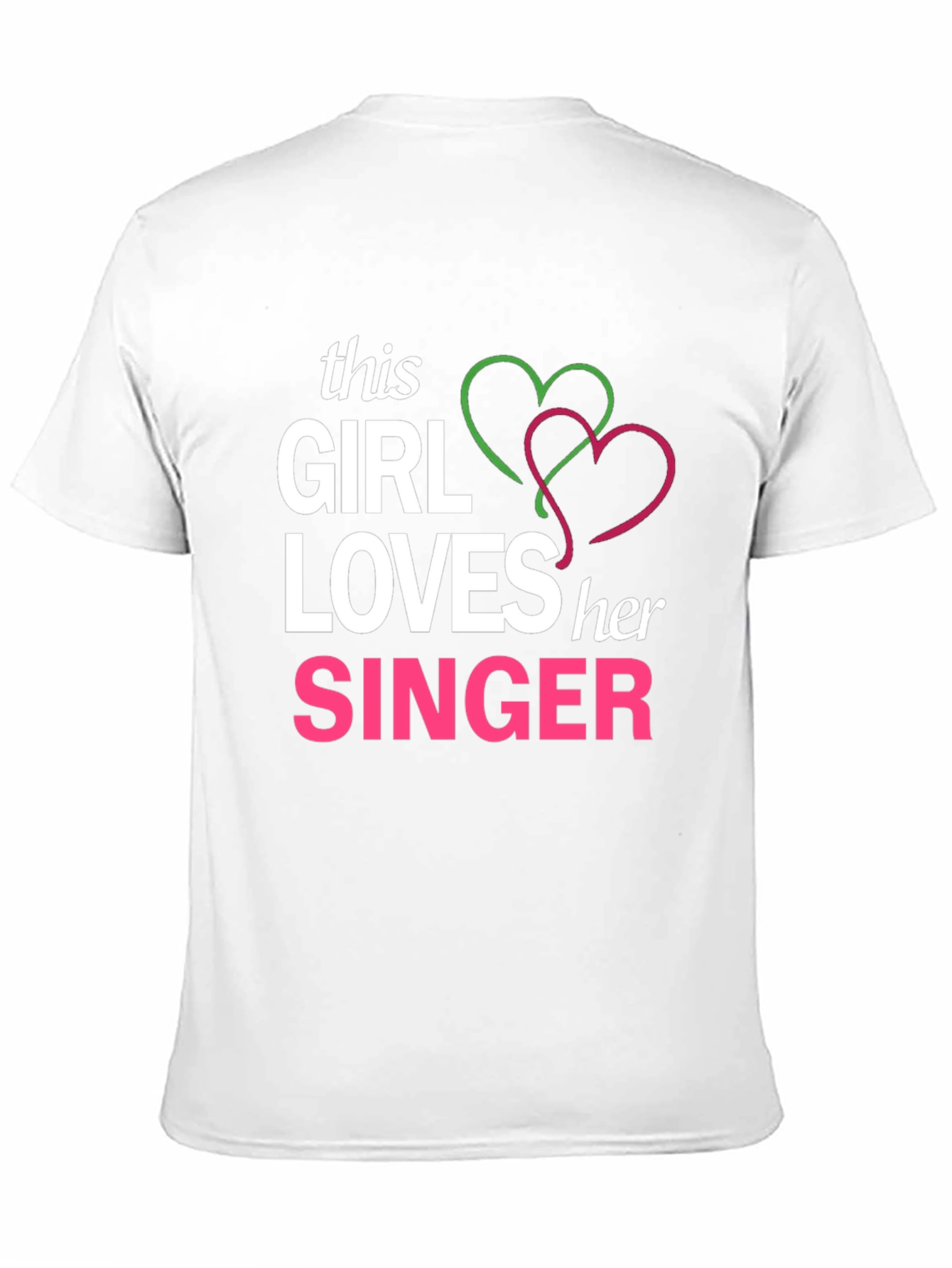 This Girl Loves Her Singer Graphic Tee