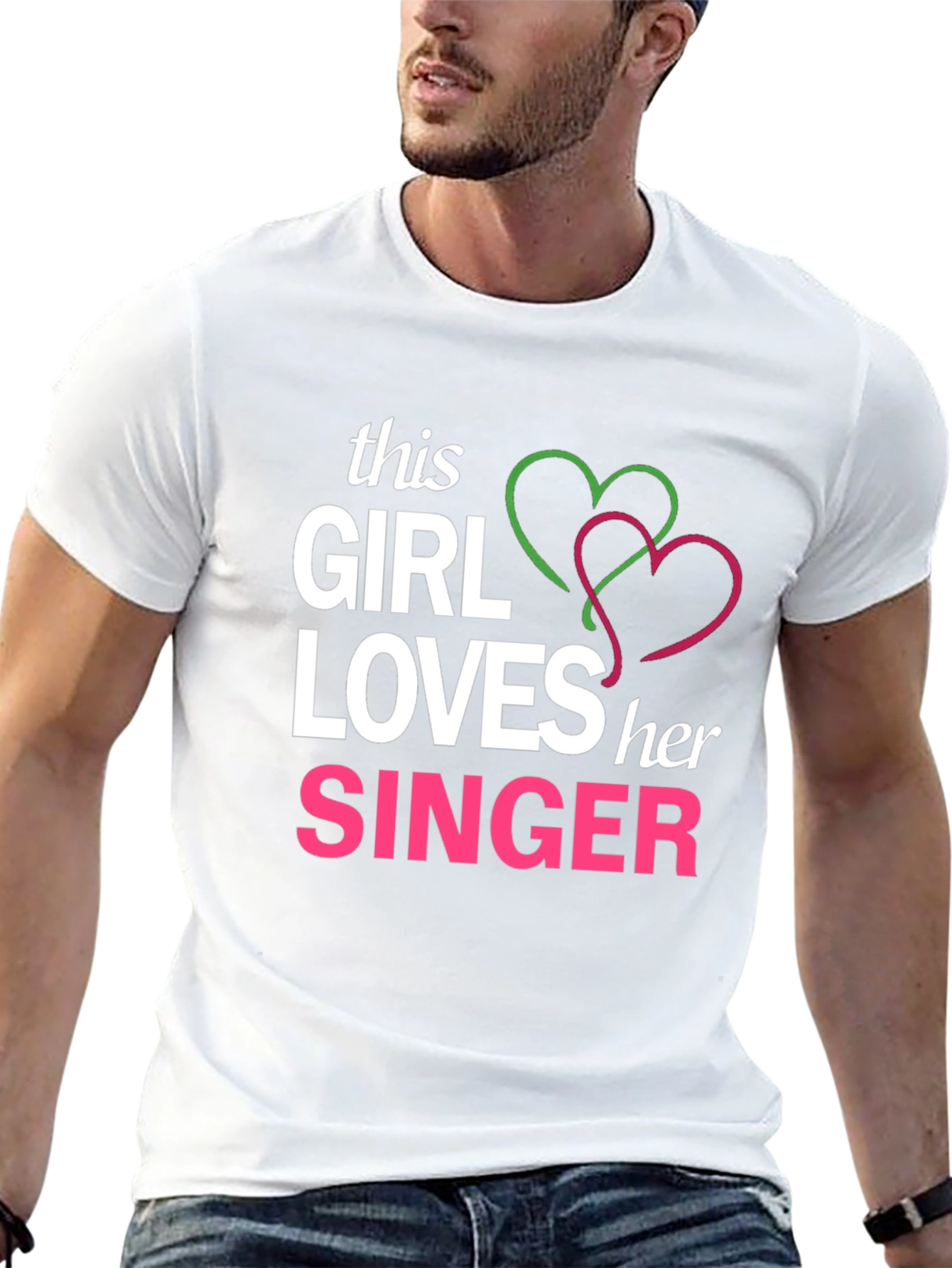 This Girl Loves Her Singer Graphic Tee