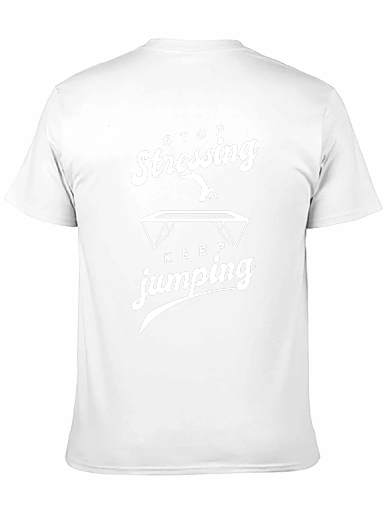 Stop Stressing Keep Jumping Graphic Tee