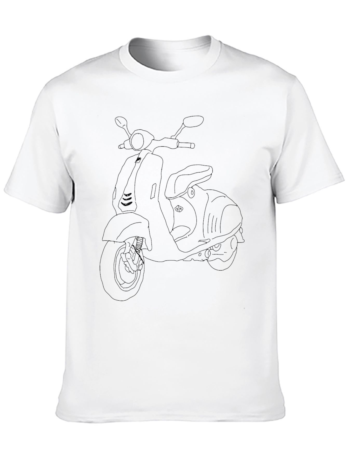 Cool Scooter Graphic Tee - Black