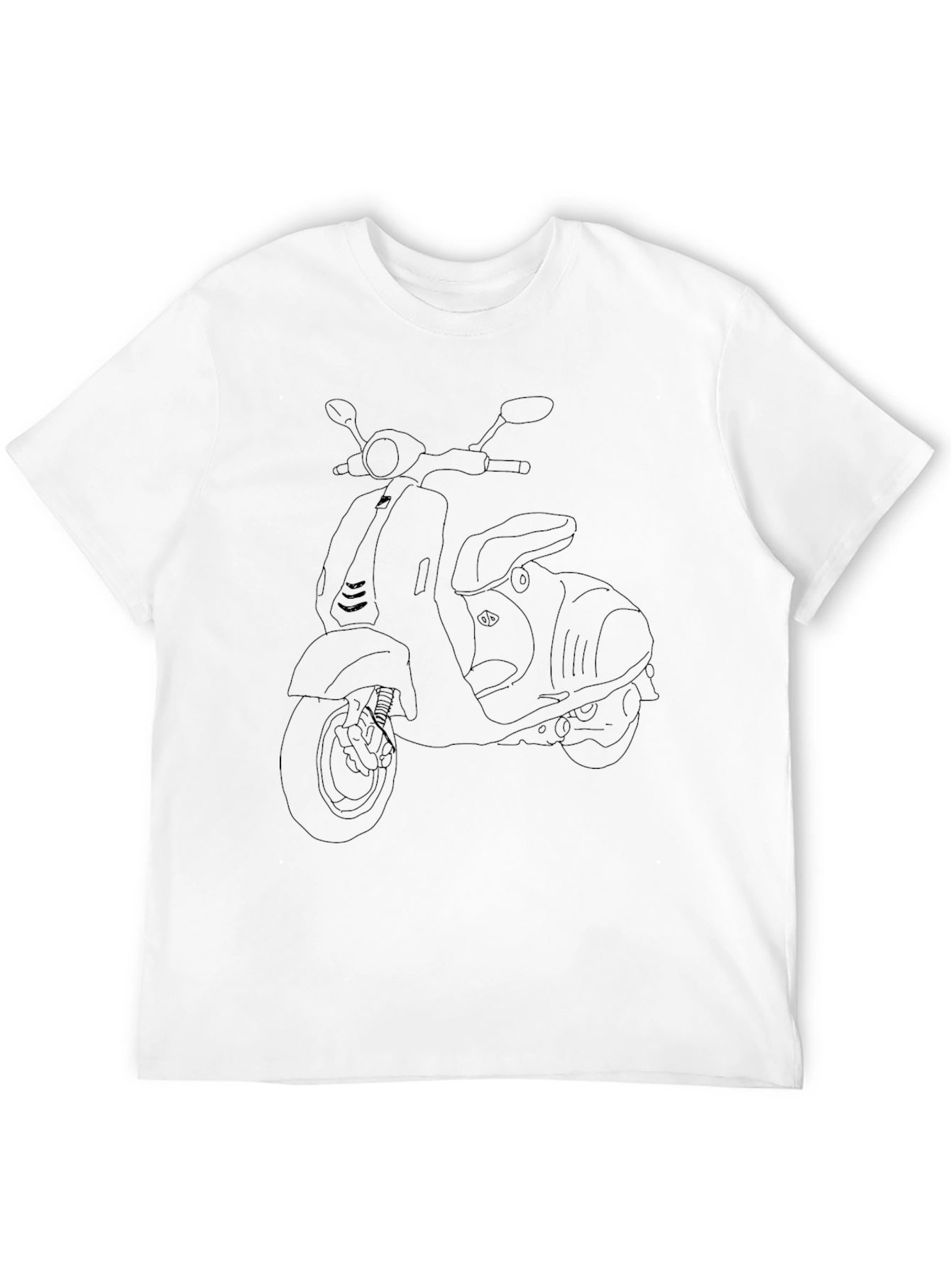 Cool Scooter Graphic Tee - Black