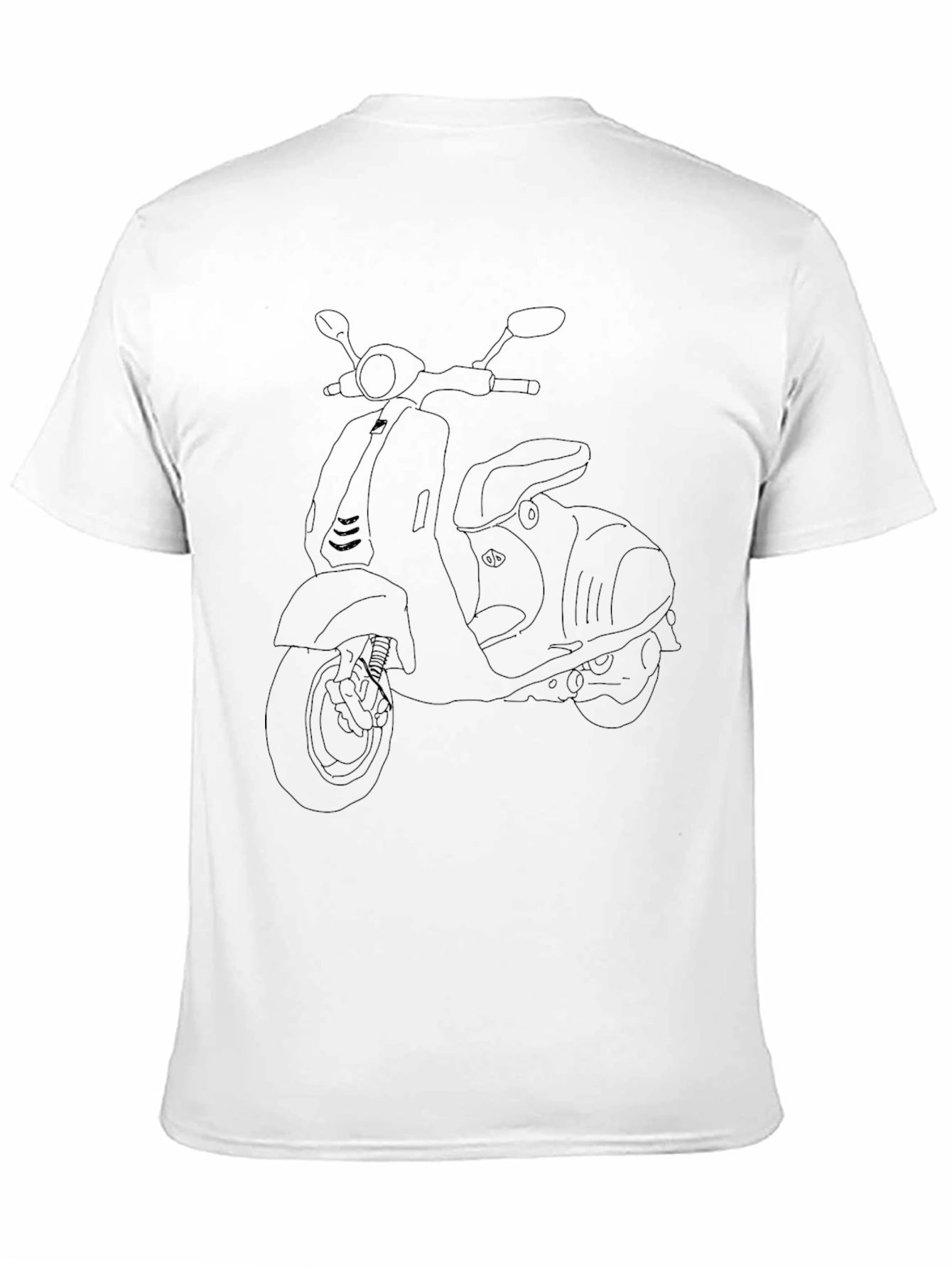 Cool Scooter Graphic Tee - Black