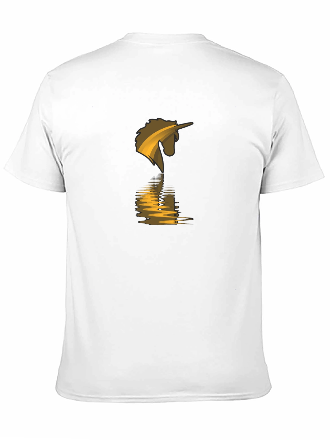 Unicorn Reflection Black T-Shirt