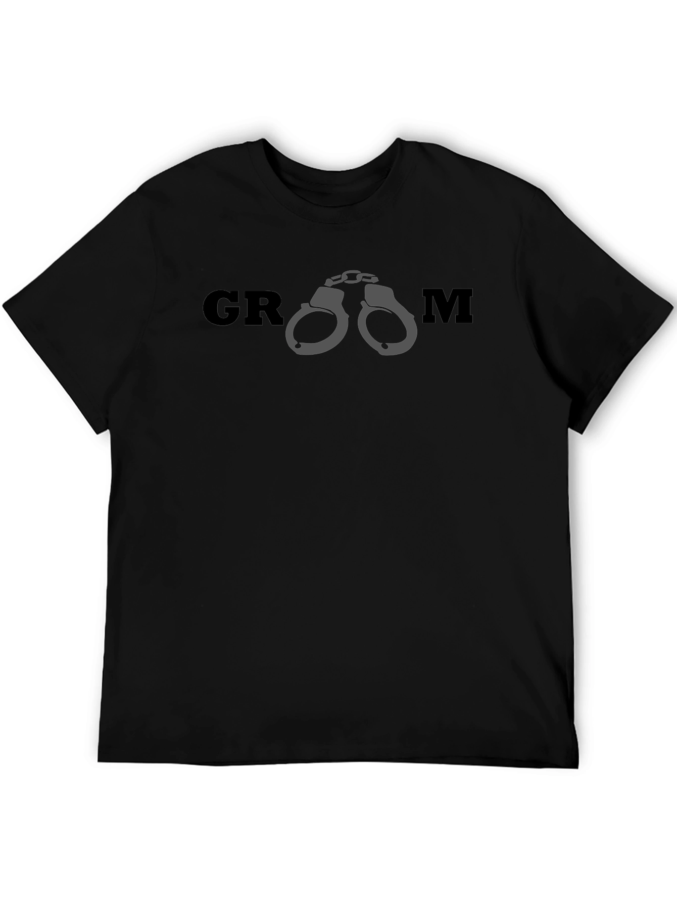 Groom Handcuffs T-Shirt - Bachelor Party Tee