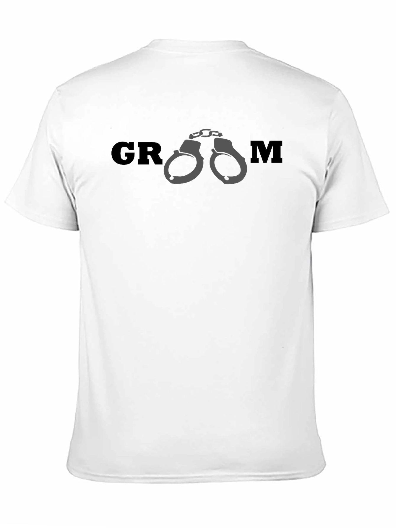 Groom Handcuffs T-Shirt - Bachelor Party Tee