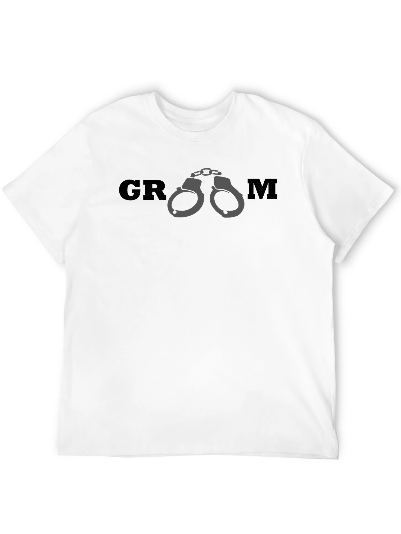 Groom Handcuffs T-Shirt - Bachelor Party Tee