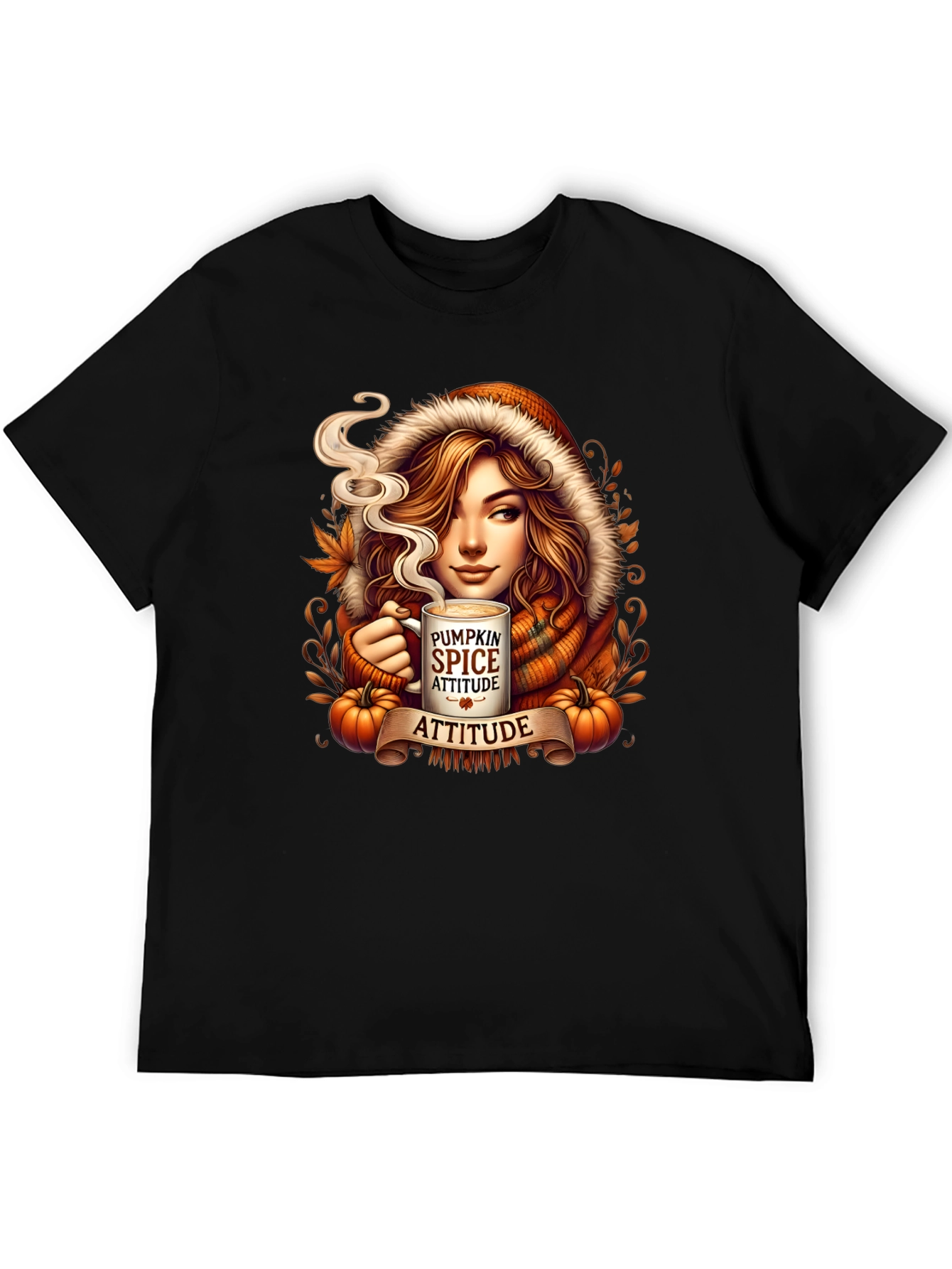 Pumpkin Spice Attitude T-Shirt - Fall Season