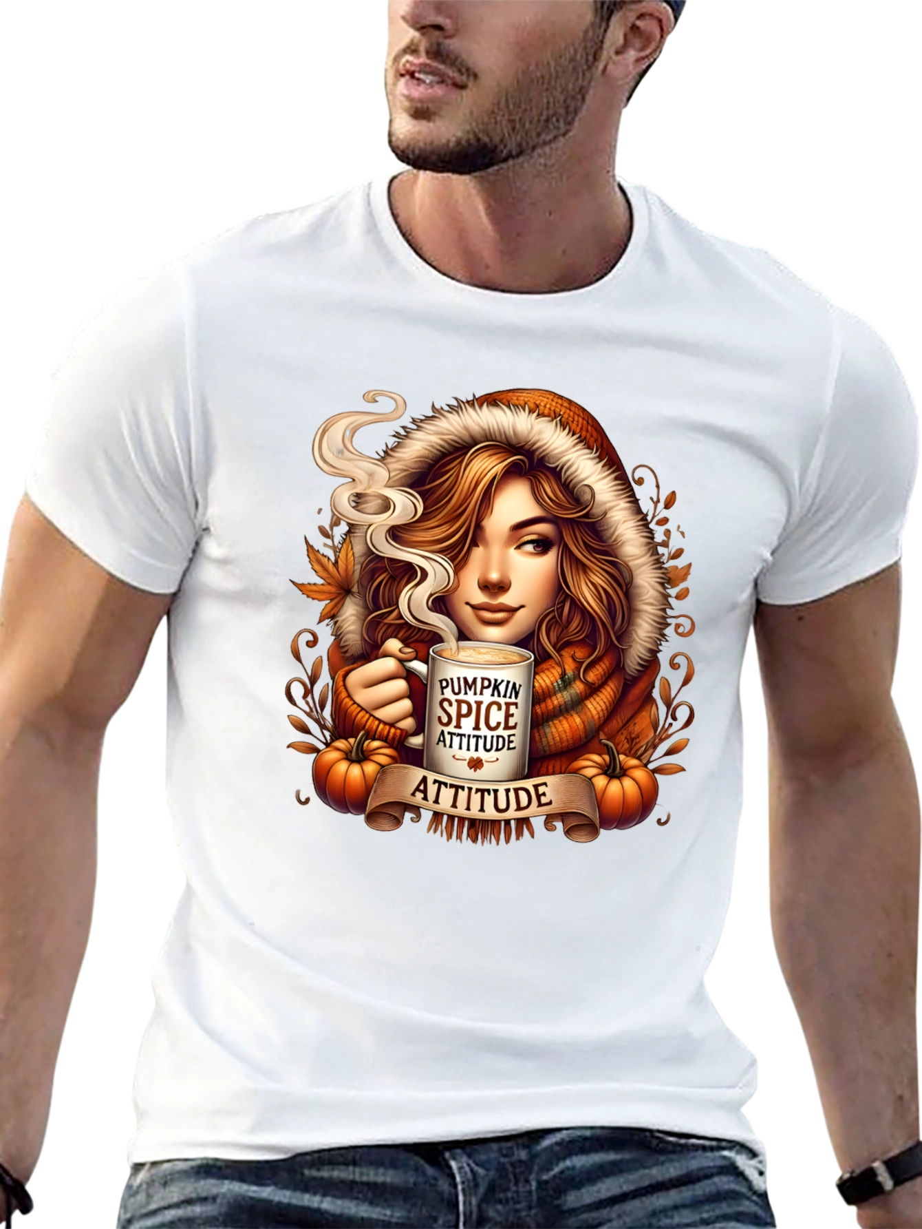 Pumpkin Spice Attitude T-Shirt - Fall Season