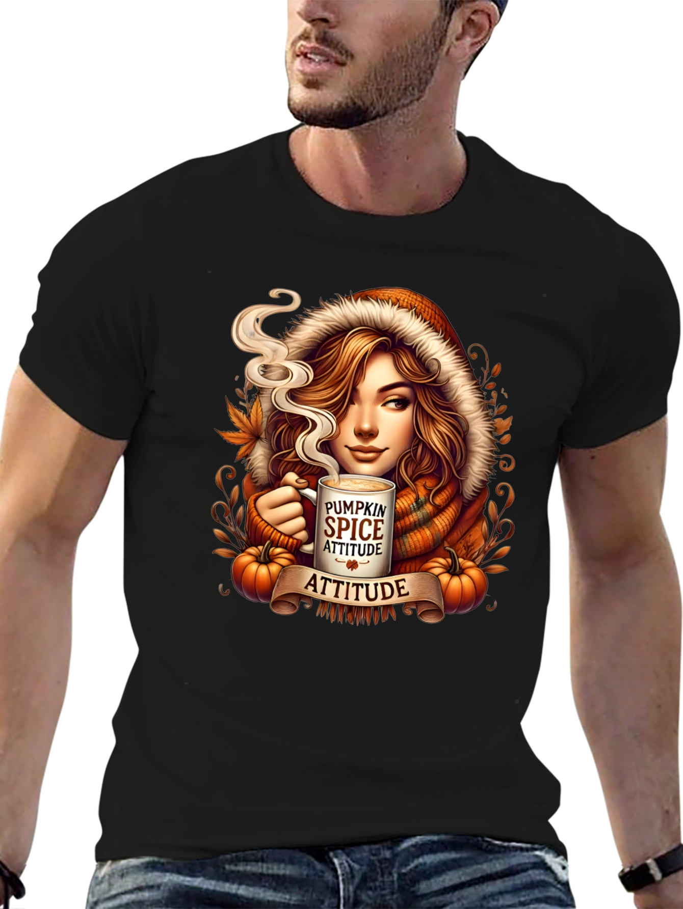 Pumpkin Spice Attitude T-Shirt - Fall Season