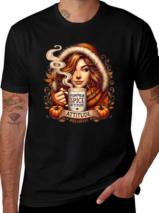 Pumpkin Spice Attitude T-Shirt - Fall Season