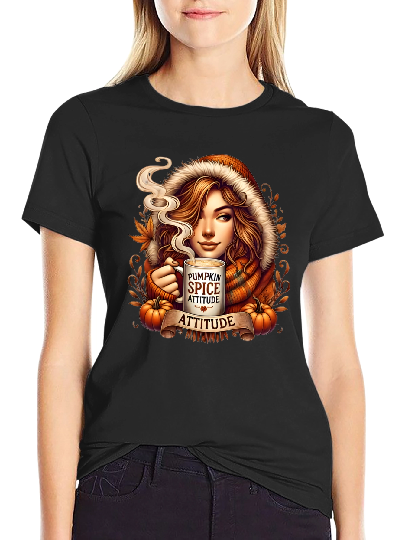 Pumpkin Spice Attitude T-Shirt - Fall Season