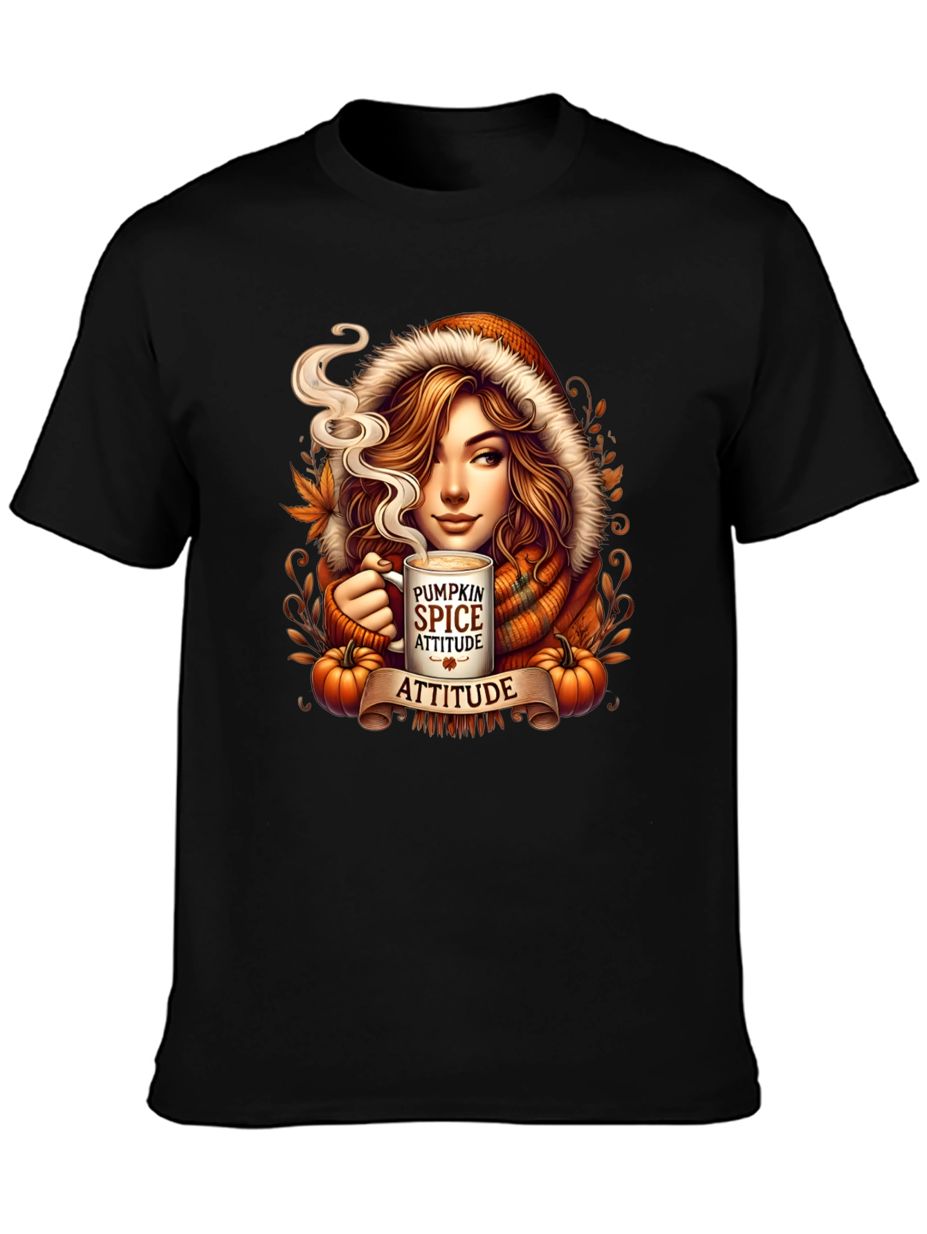 Pumpkin Spice Attitude T-Shirt - Fall Season