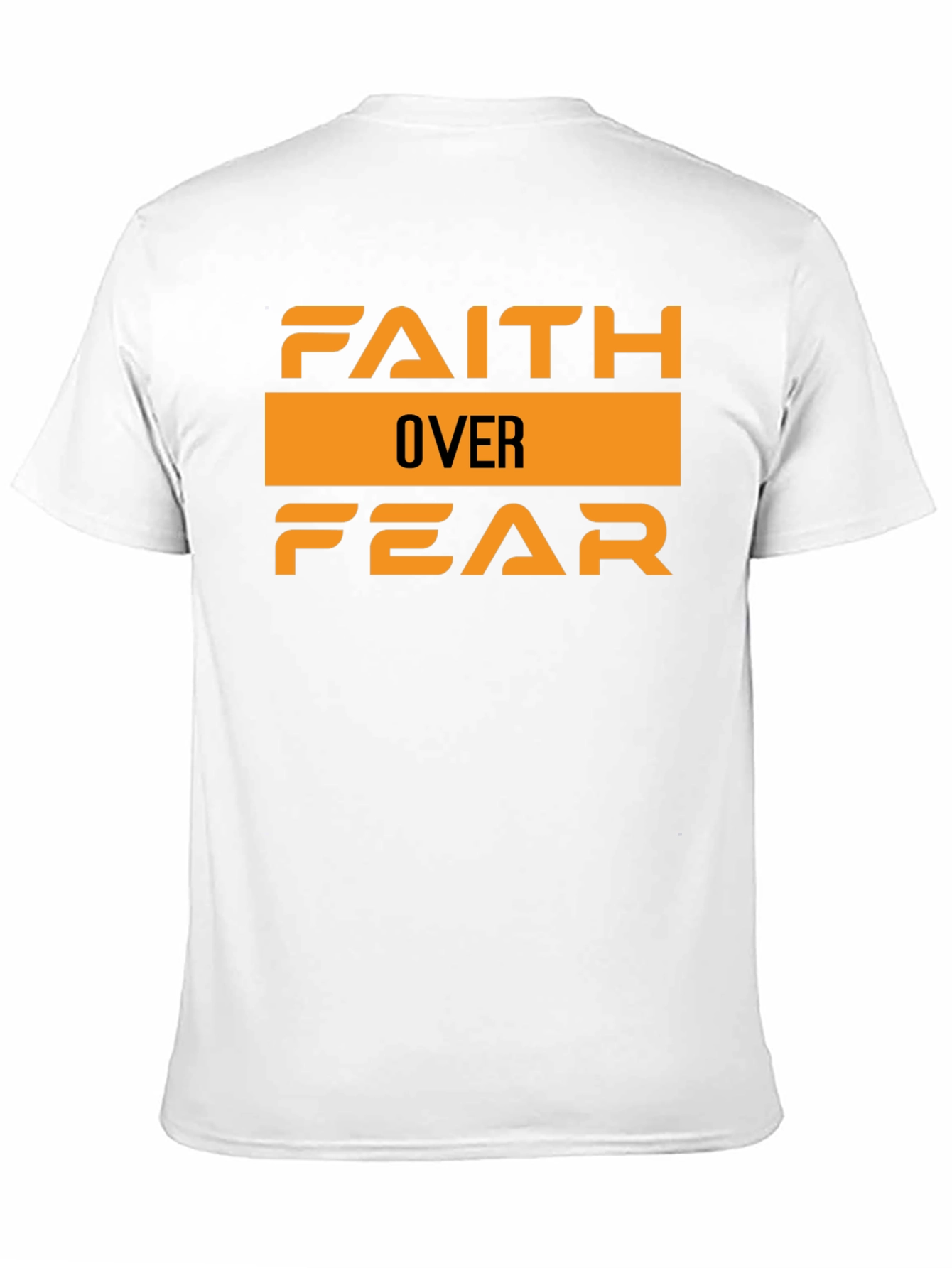 Faith Over Fear Graphic Tee - Stylish Black T-Shirt