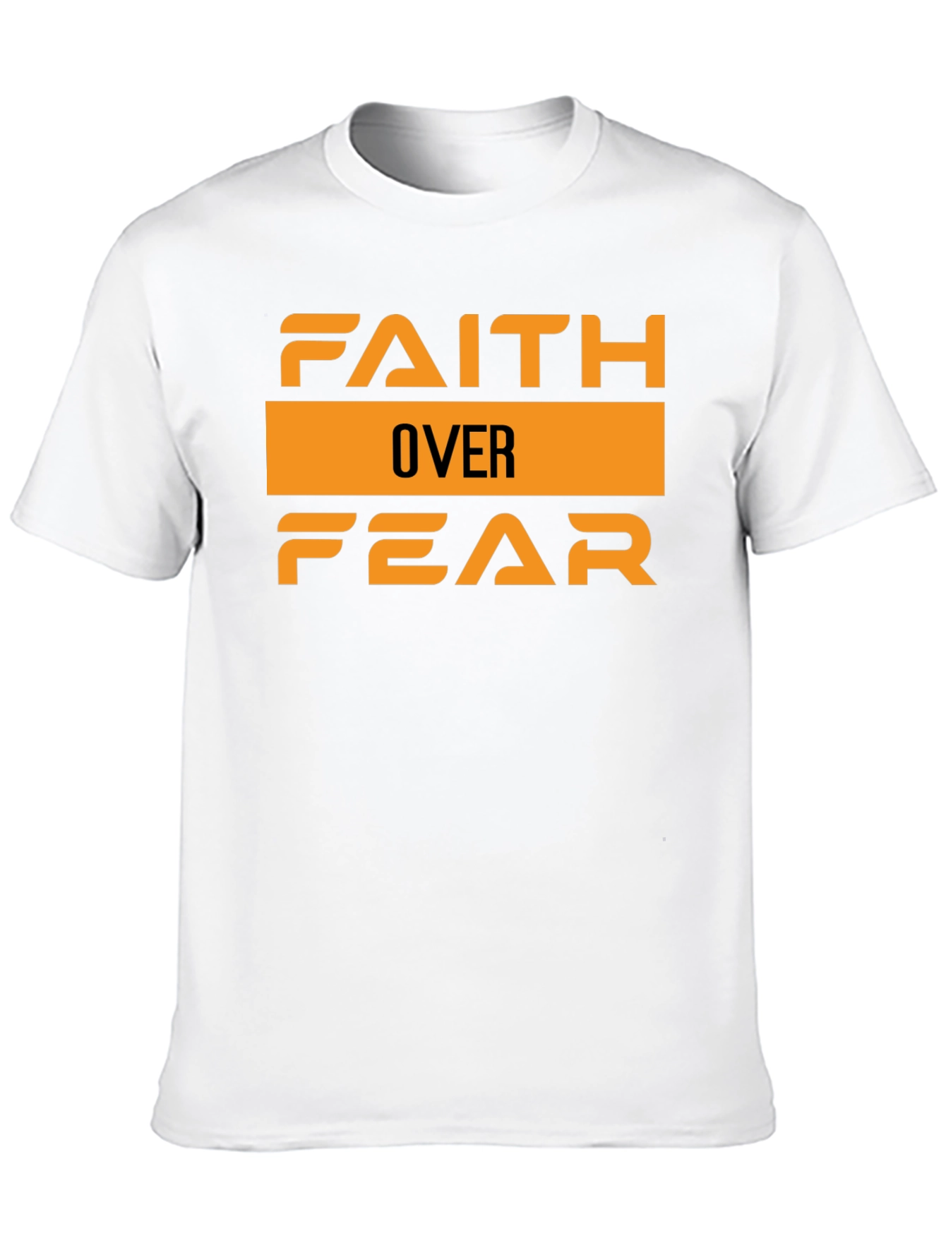 Faith Over Fear Graphic Tee - Stylish Black T-Shirt