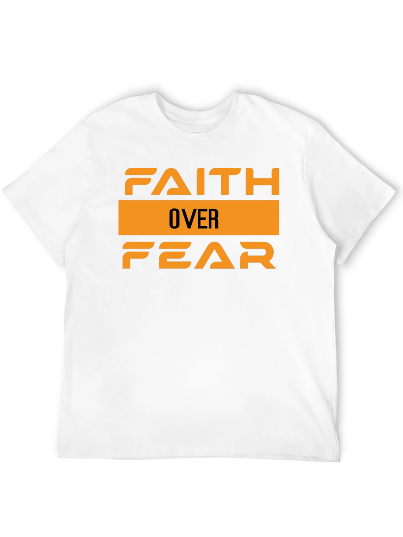 Faith Over Fear Graphic Tee - Stylish Black T-Shirt