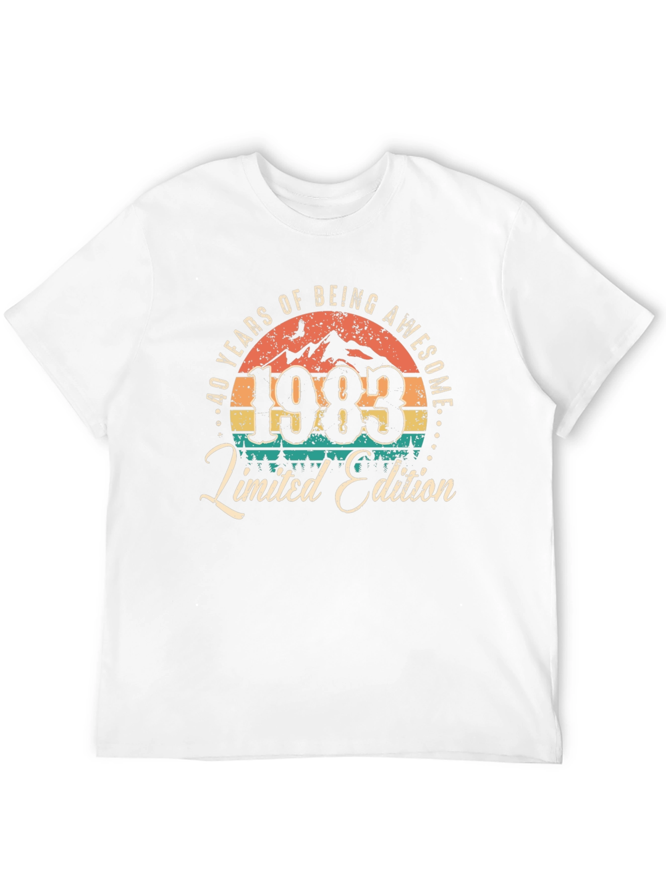 40 Years Awesome 1983 Limited Edition Graphic T-Shirt