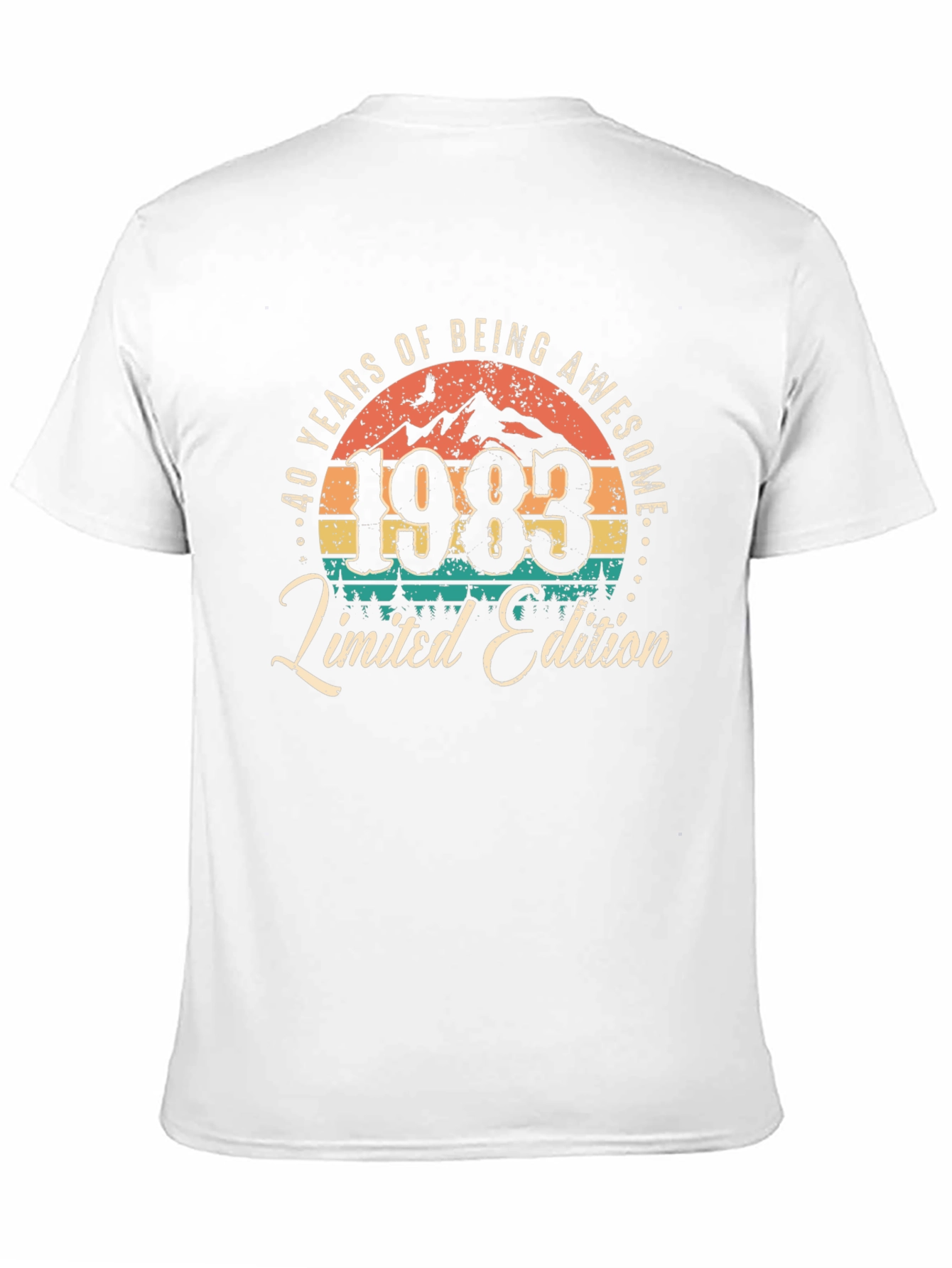 40 Years Awesome 1983 Limited Edition Graphic T-Shirt