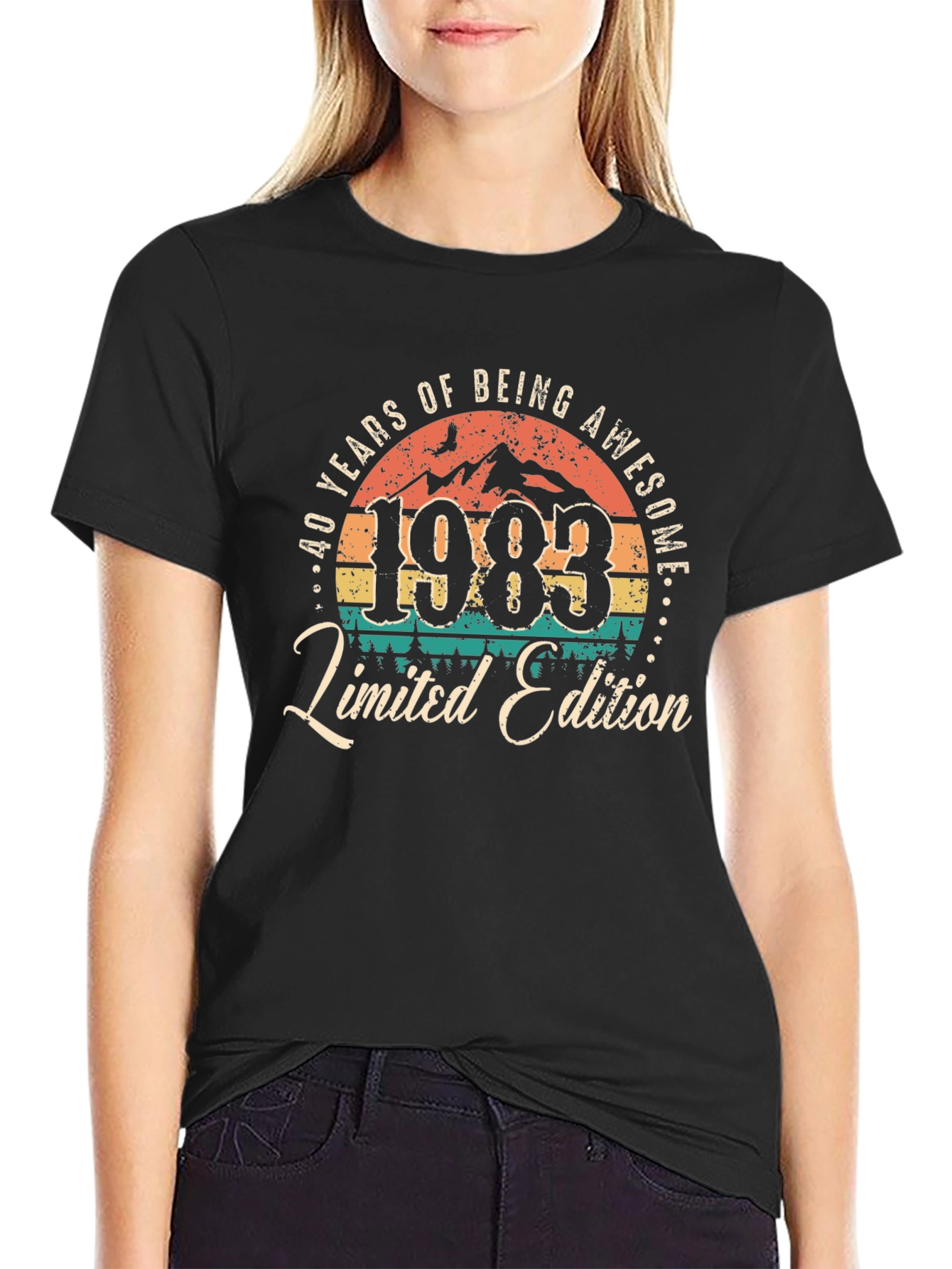 40 Years Awesome 1983 Limited Edition Graphic T-Shirt