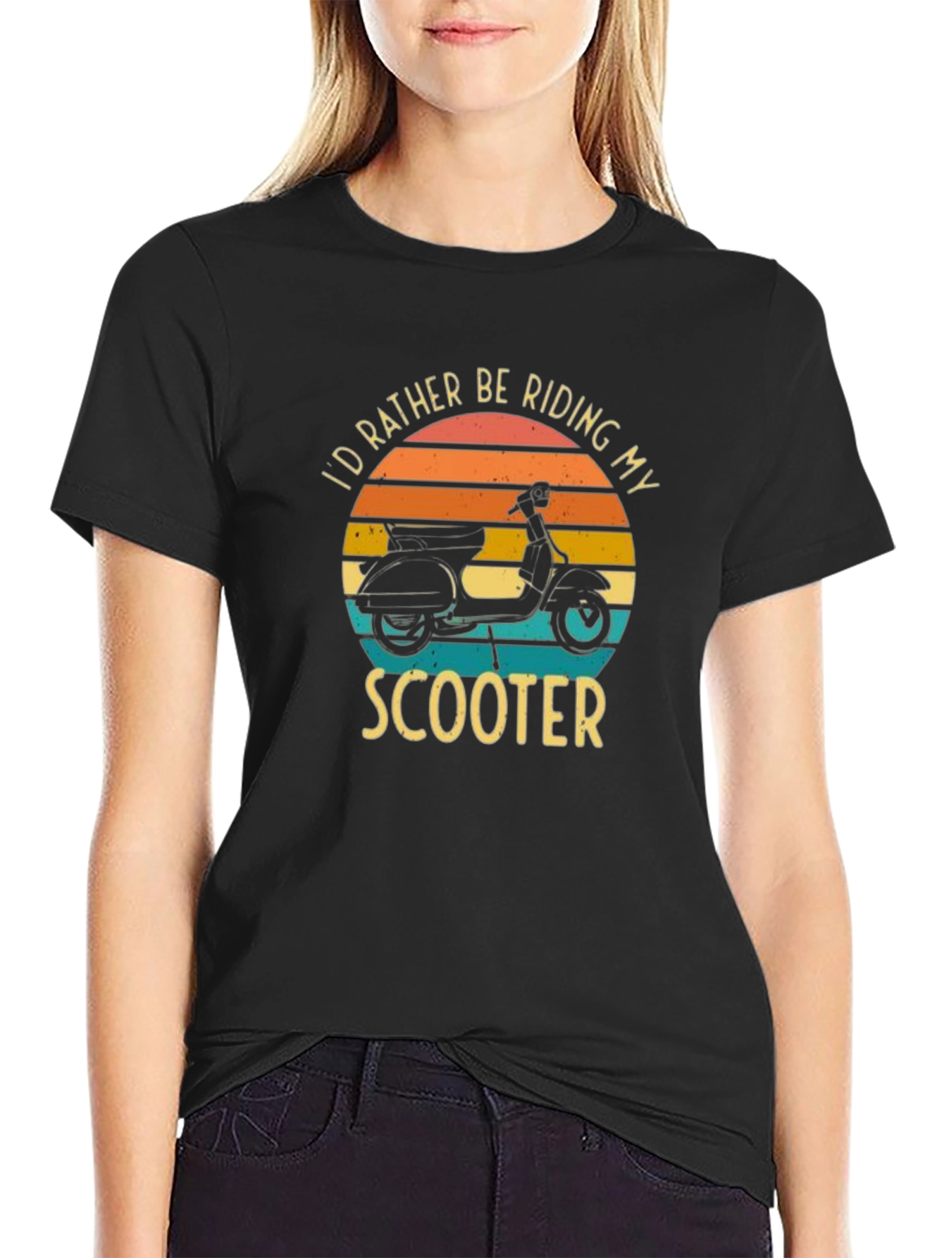 Riding Scooter Graphic Tee - Comfort Fit