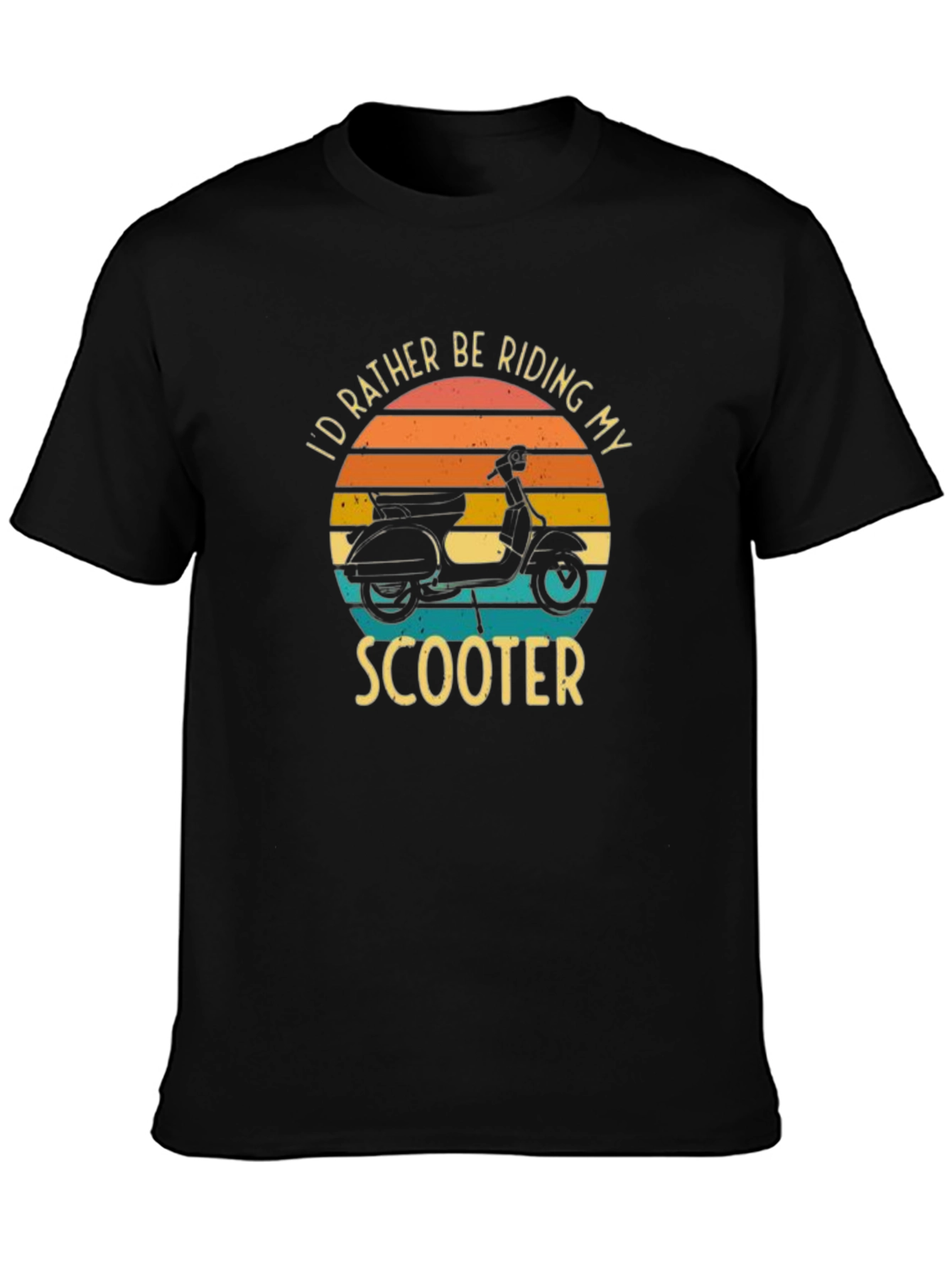 Riding Scooter Graphic Tee - Comfort Fit