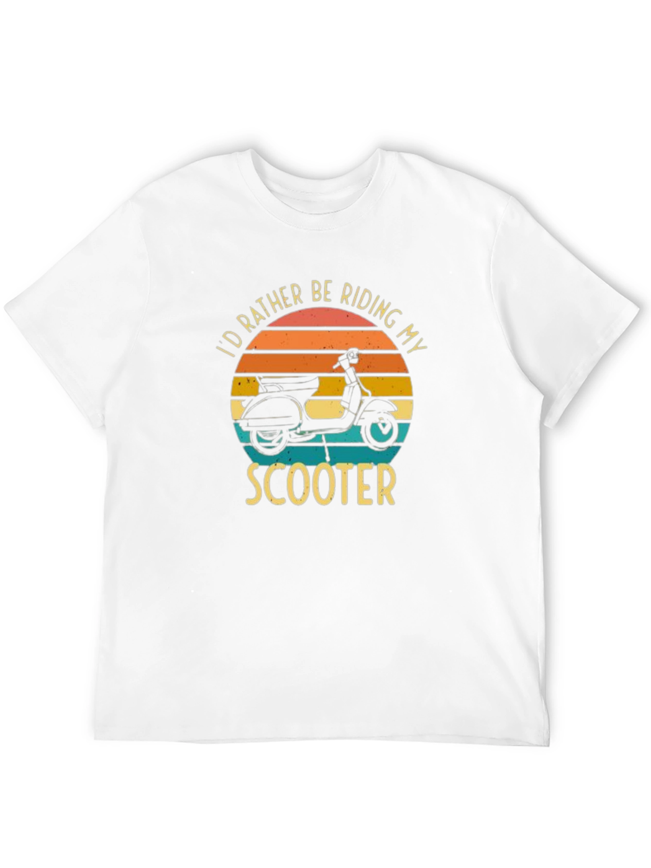 Riding Scooter Graphic Tee - Comfort Fit