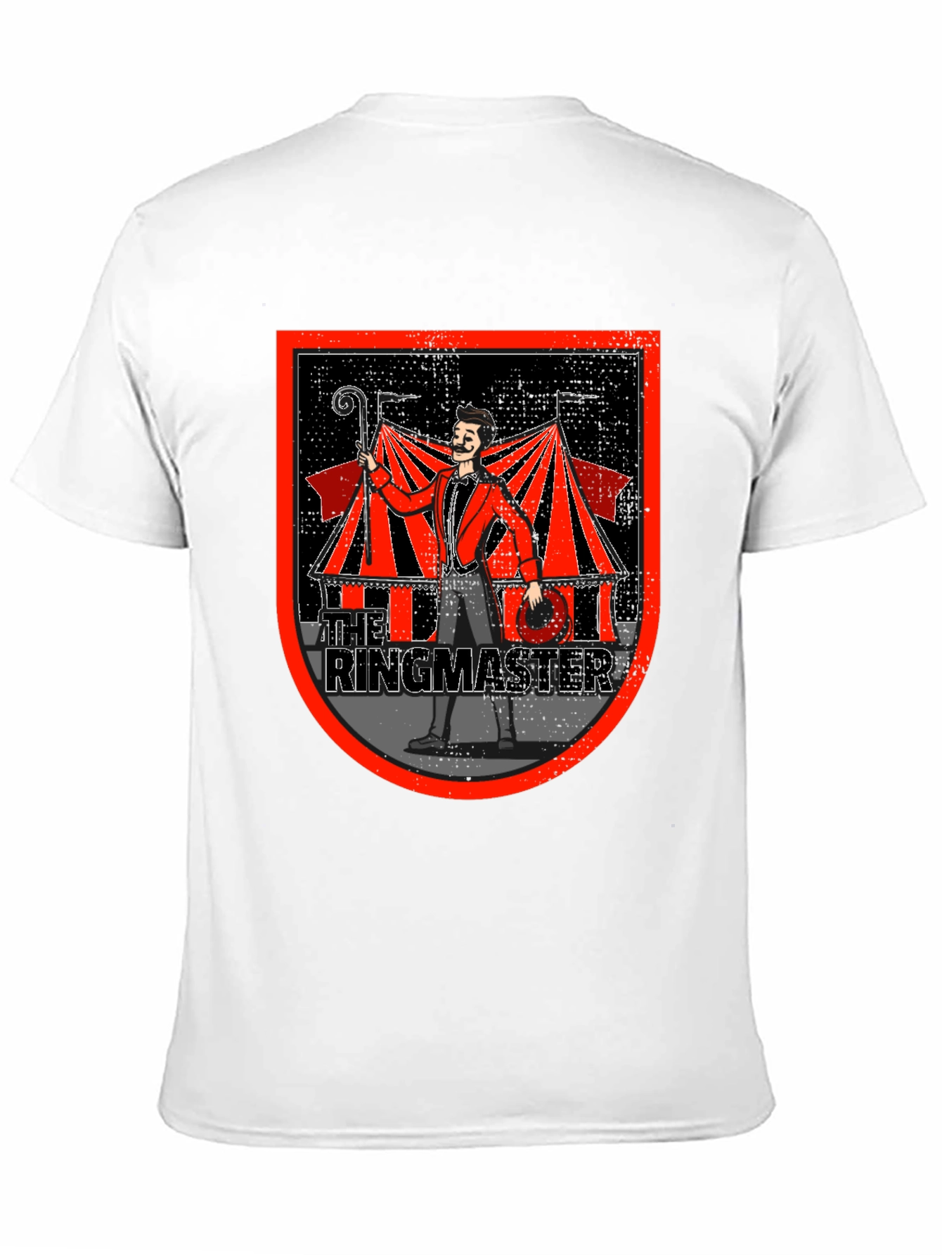 Ringmaster Graphic T-Shirt - Circus Theme Black Tee