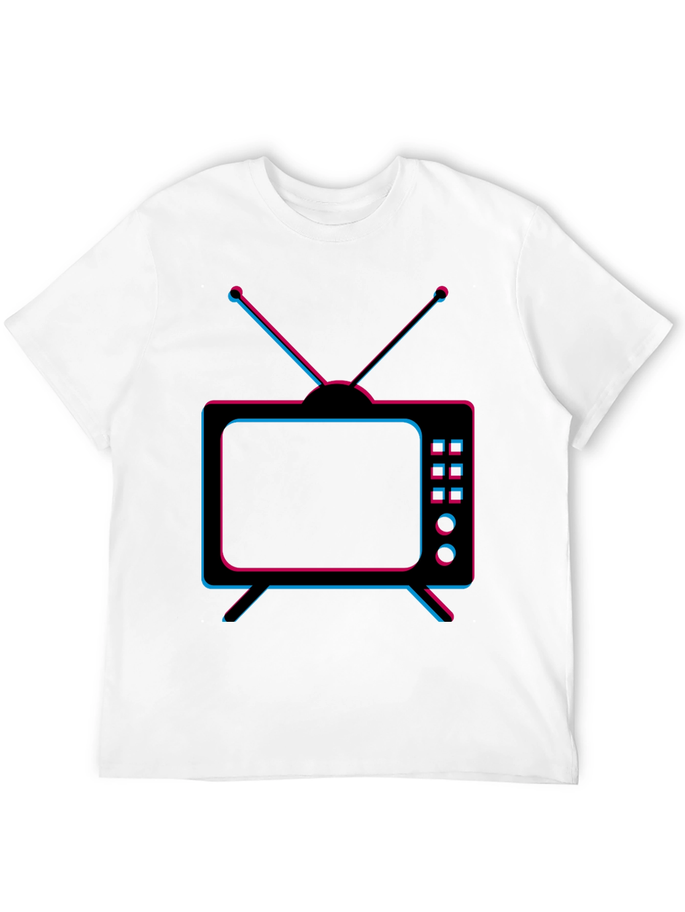 Retro TV Graphic T-Shirt - Classic Television Tee