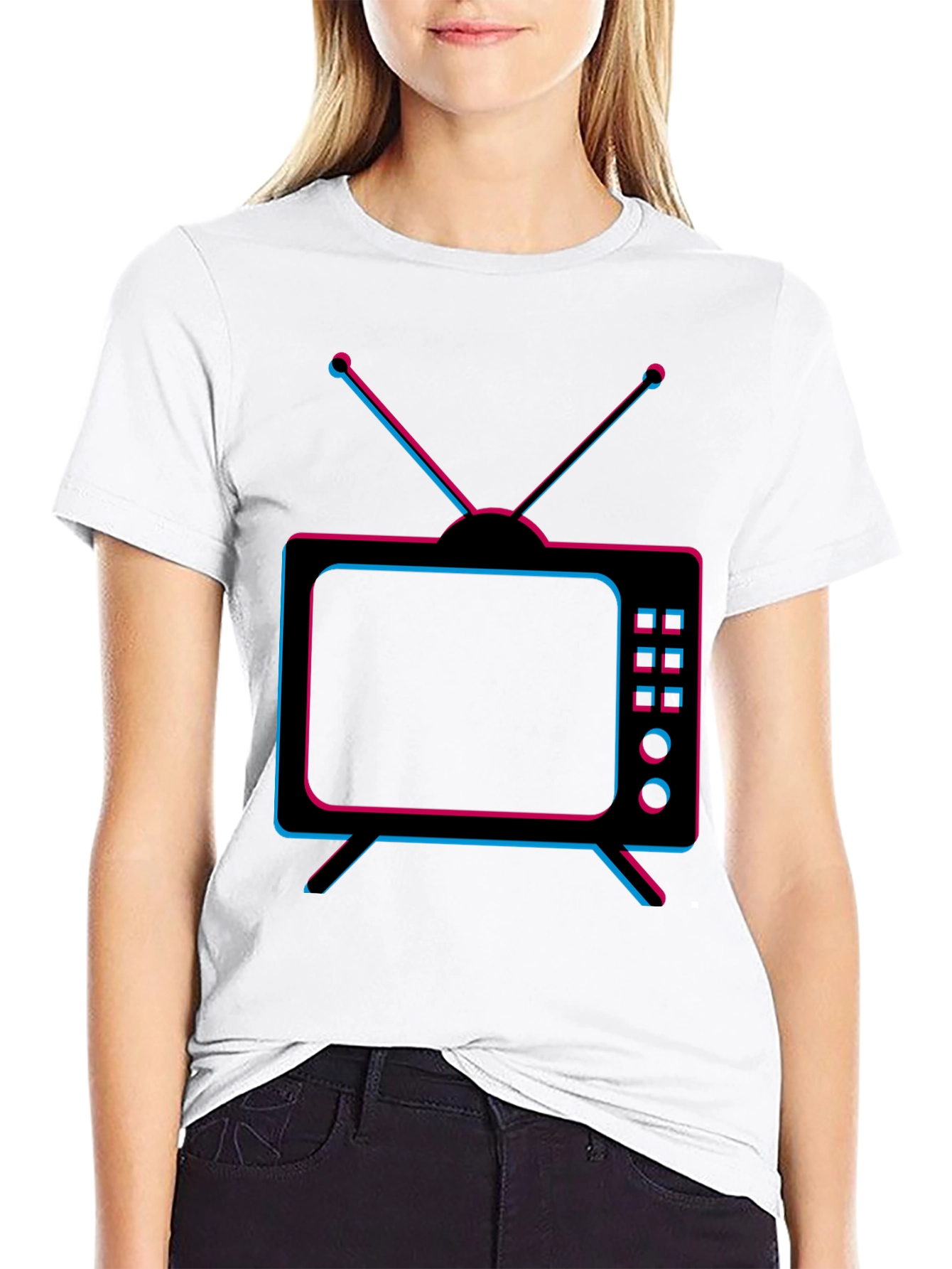 Retro TV Graphic T-Shirt - Classic Television Tee