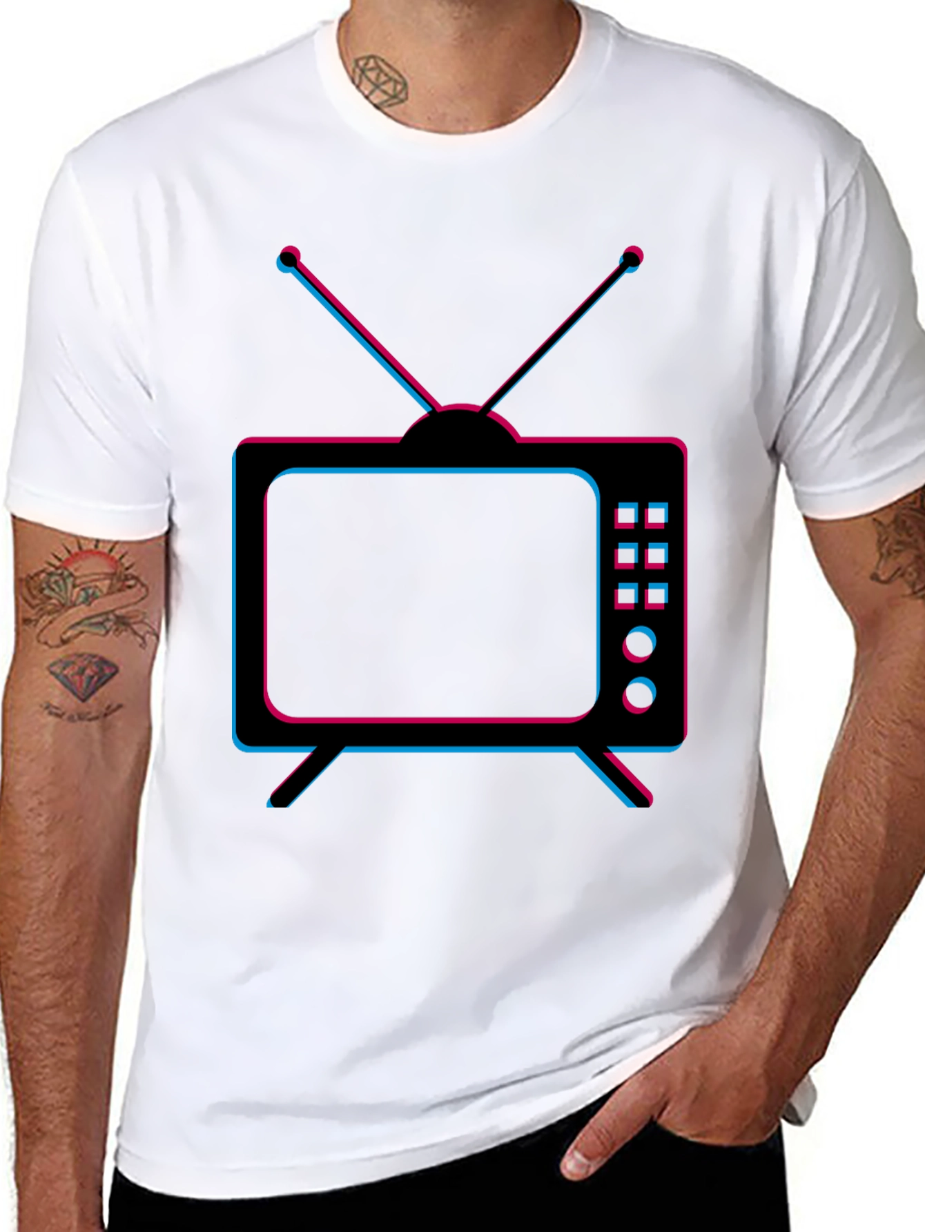 Retro TV Graphic T-Shirt - Classic Television Tee