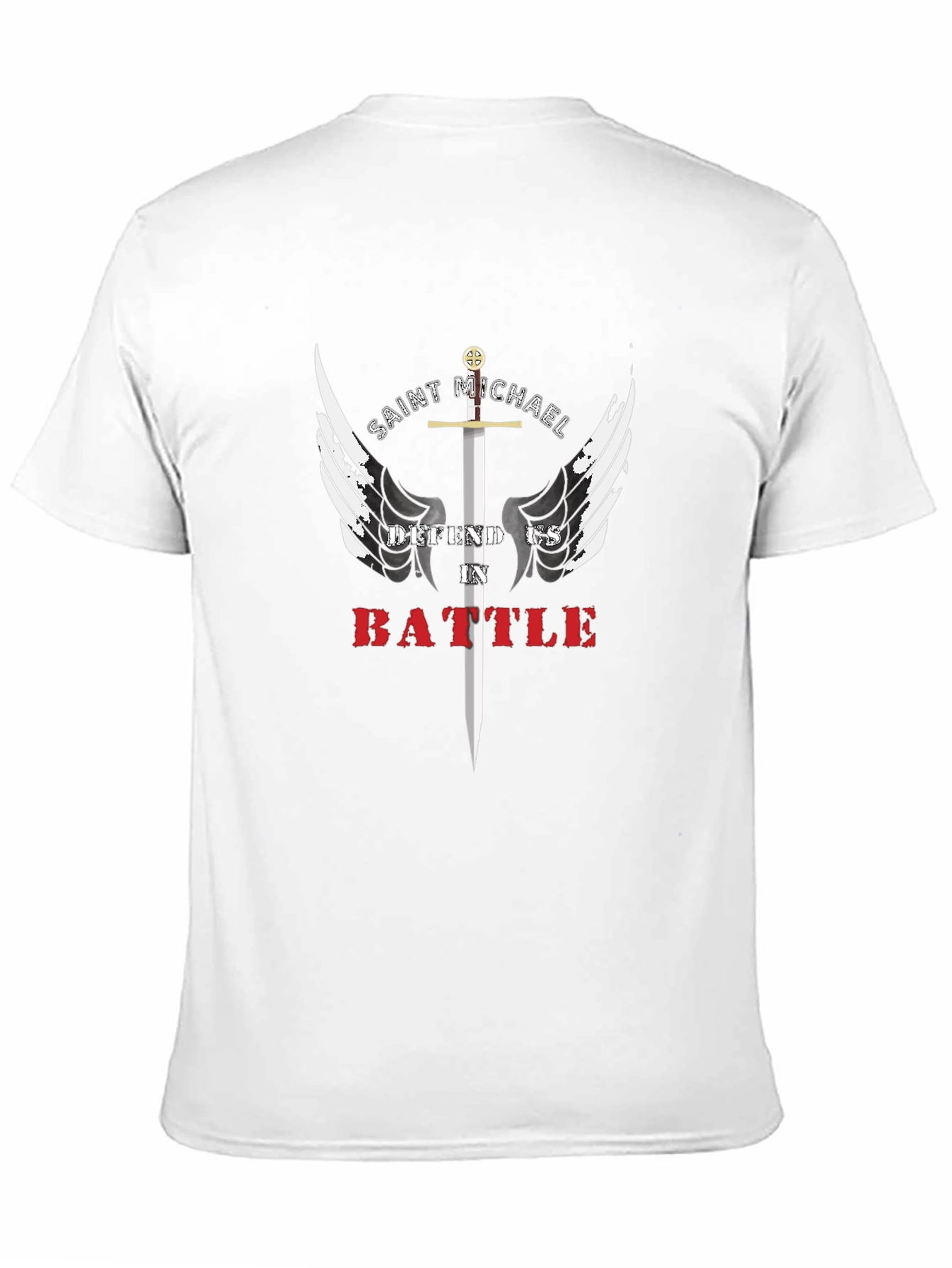 Saint Michael Defend Us T-Shirt