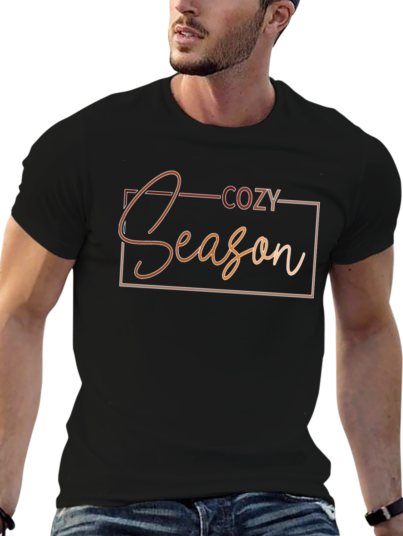 Cozy Season Black Graphic Tee