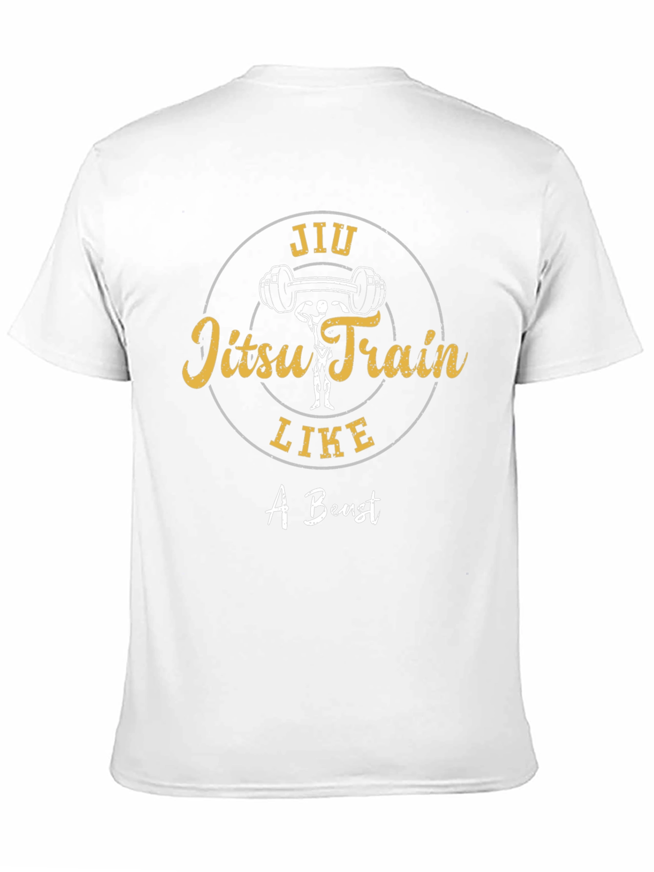 Jiu Jitsu Train Like A Beast Black T-Shirt