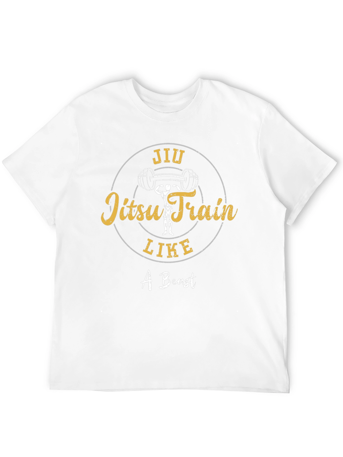 Jiu Jitsu Train Like A Beast Black T-Shirt