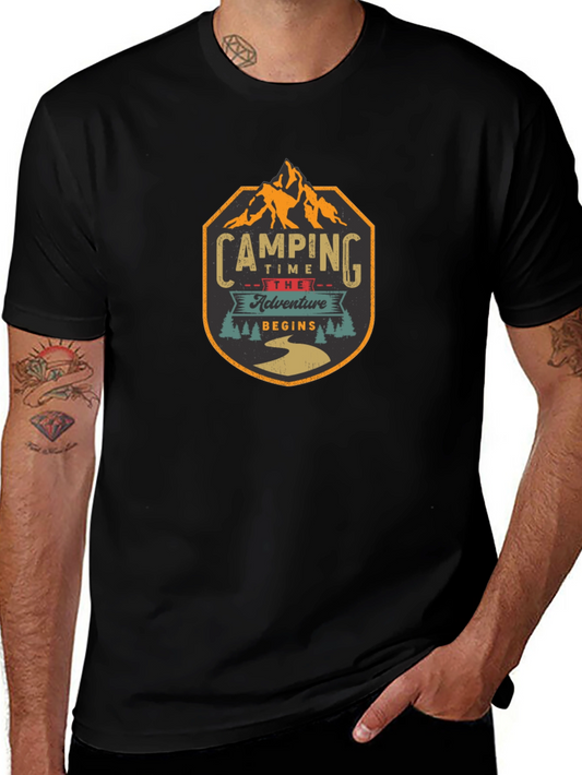 Camping Adventure Begins Graphic T-Shirt