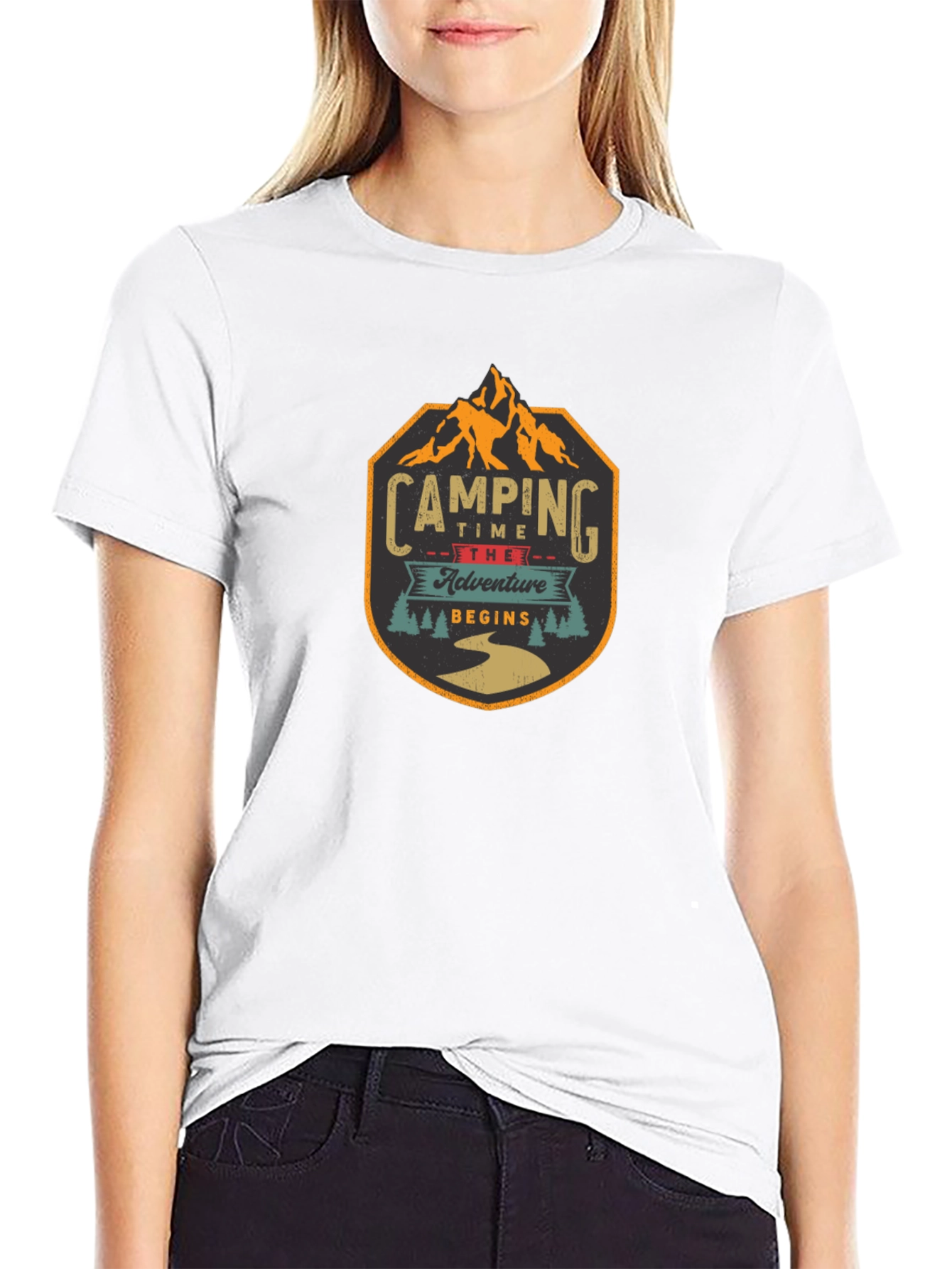 Camping Adventure Begins Graphic T-Shirt