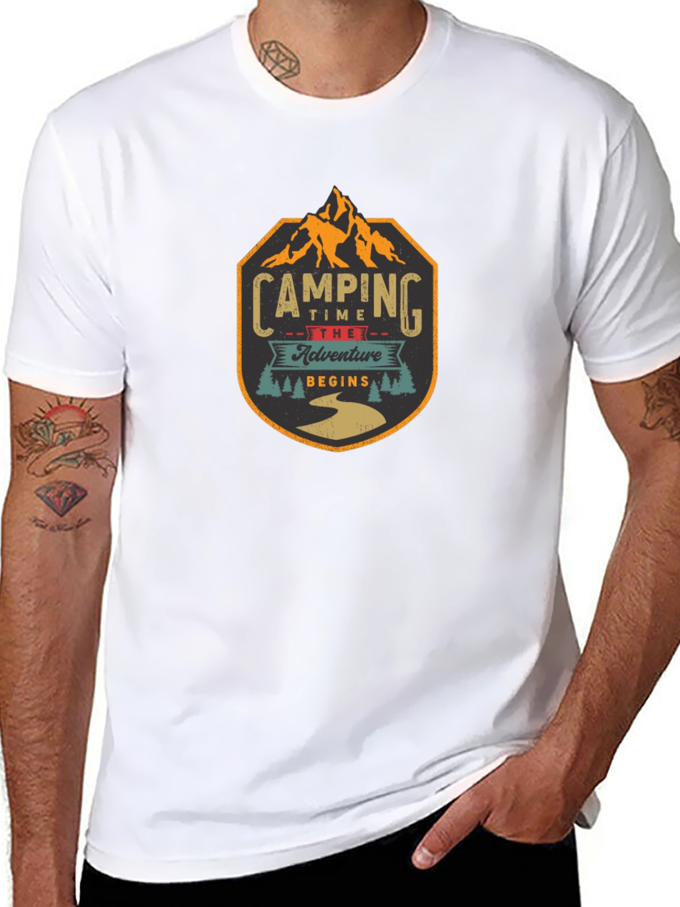 Camping Adventure Begins Graphic T-Shirt