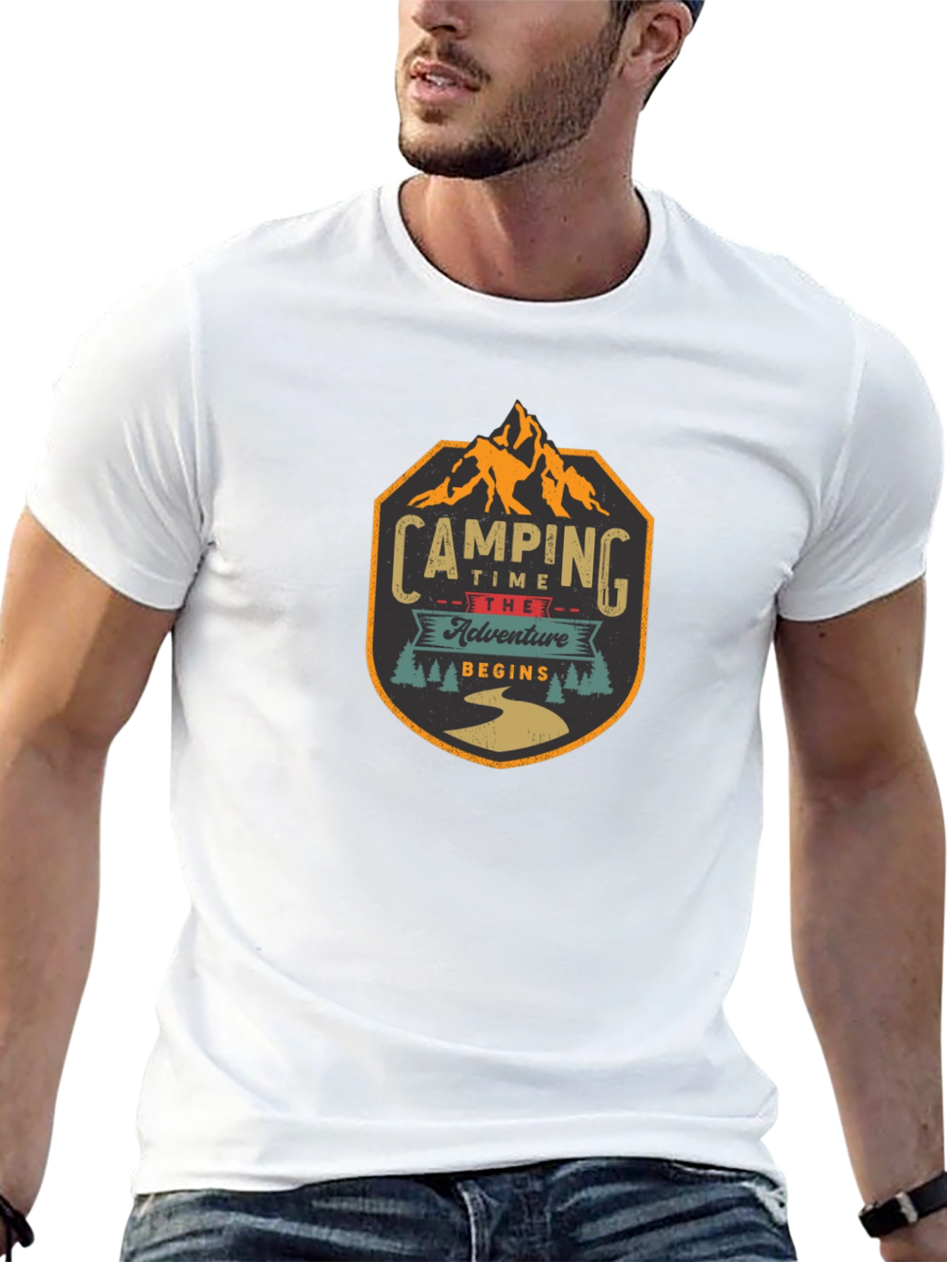 Camping Adventure Begins Graphic T-Shirt
